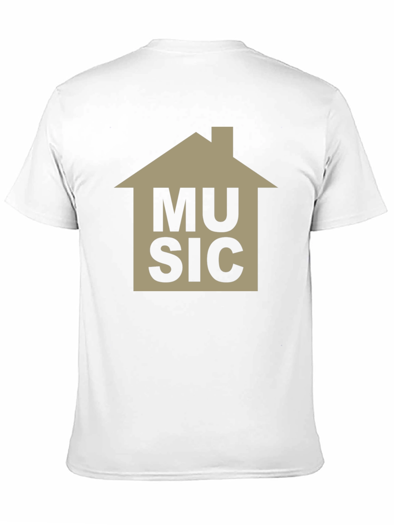 Black House Music Graphic Tee - Black Cotton T-Shirt view 11