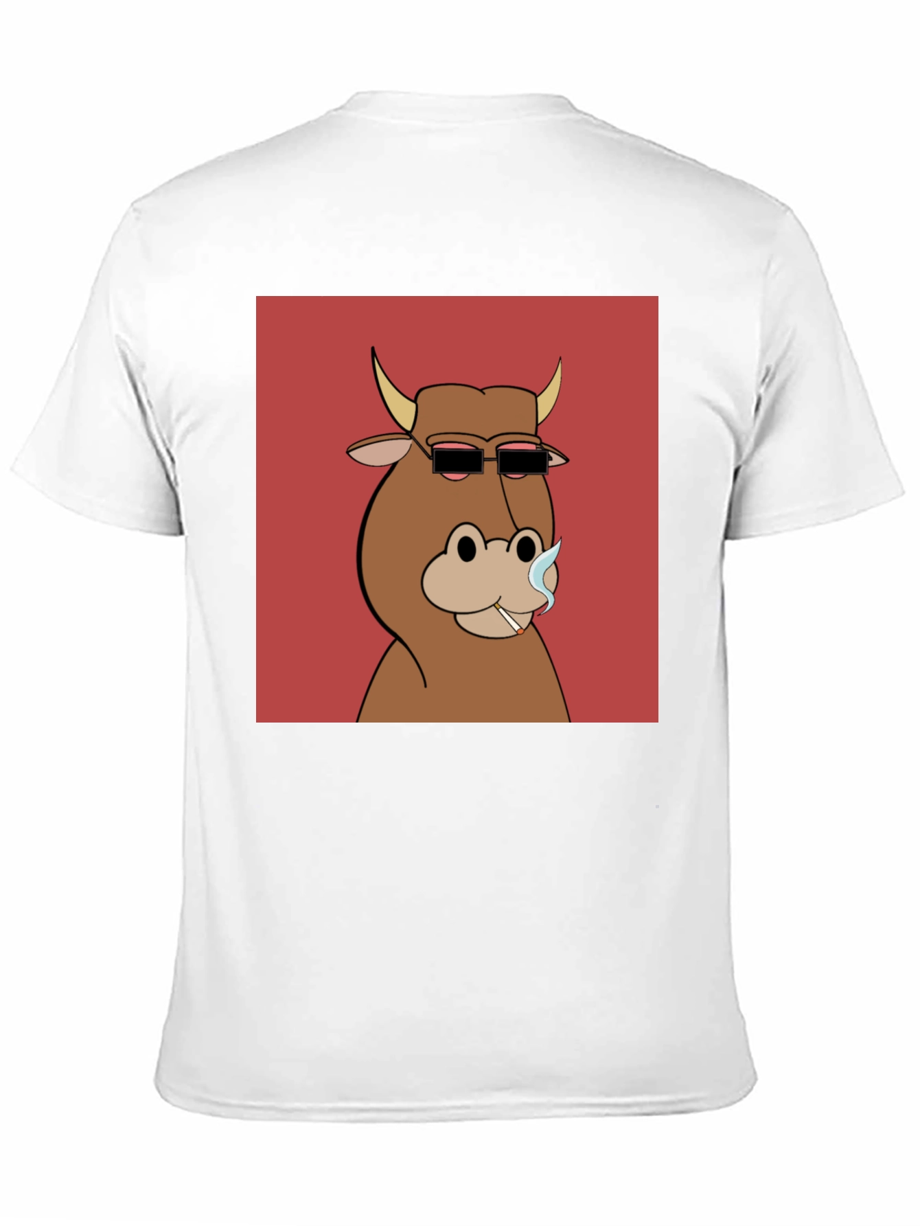 Black Cool Bull NFT T-Shirt view 11