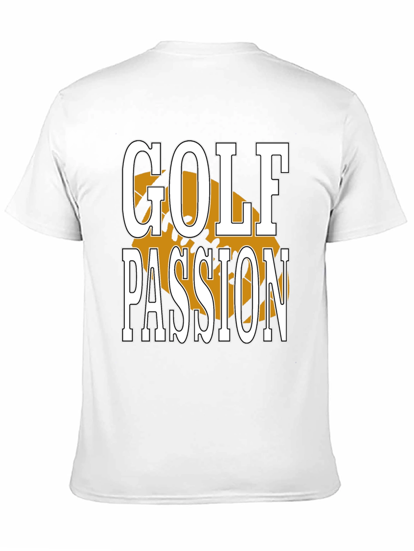 Black Golf Passion Tee - Sporty Graphic T-Shirt view 11