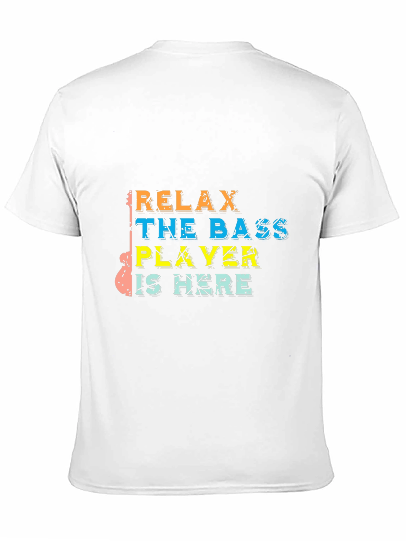Black Relax, The Bass Player Is Here Graphic T-Shirt view 11