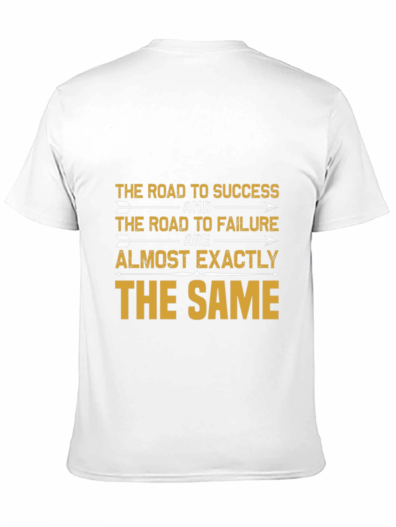 Black Road to Success Graphic Tee - Inspiring Unisex T-Shirt view 11