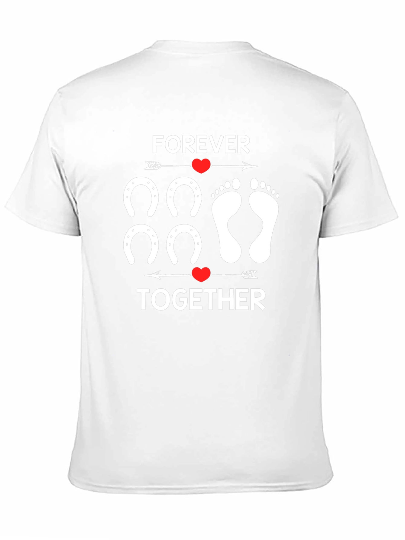 Black Forever Together Graphic T-Shirt - Couples Tee view 11
