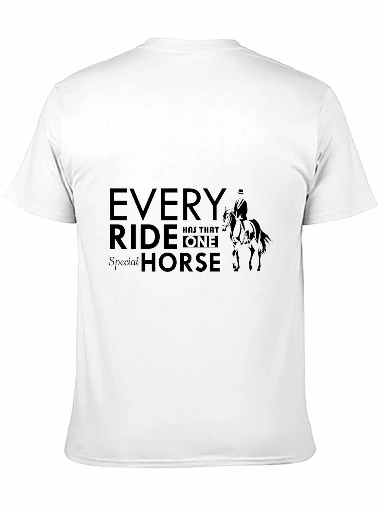 Black Equestrian Horse Lover T-Shirt view 11