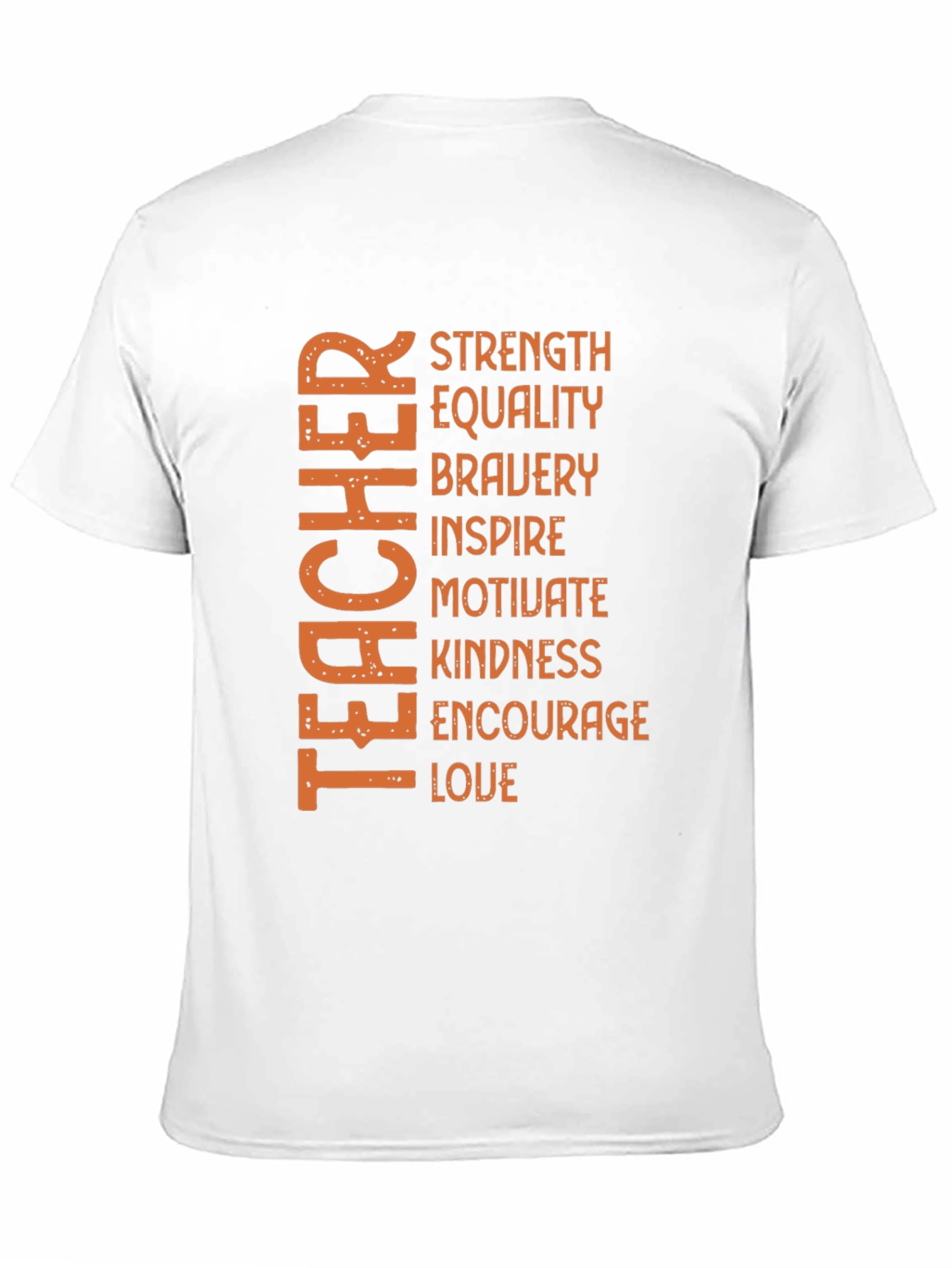 Black Teacher Strength Equality T-Shirt view 11