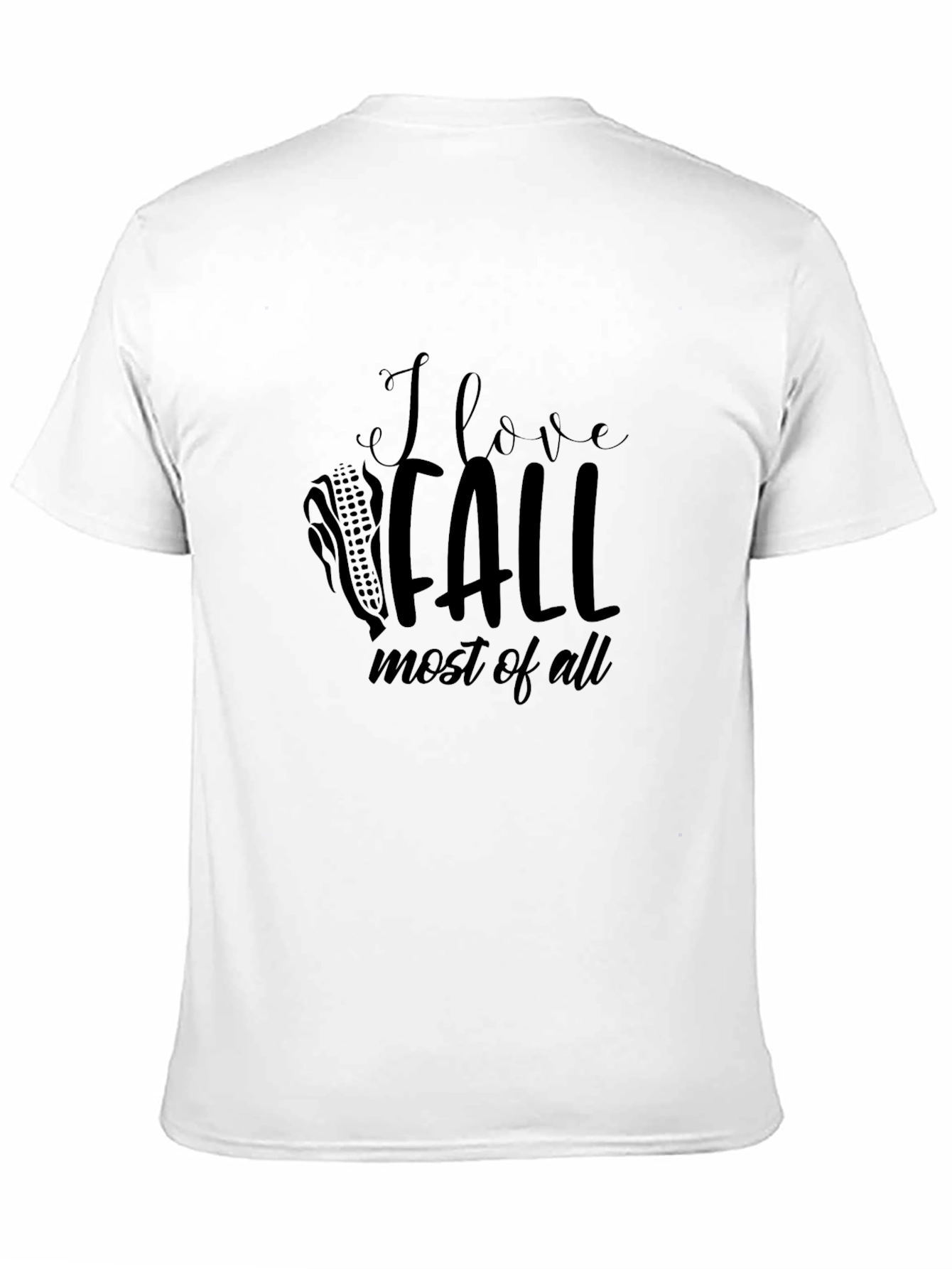 Black I Love Fall T-Shirt - Autumn Apparel view 11