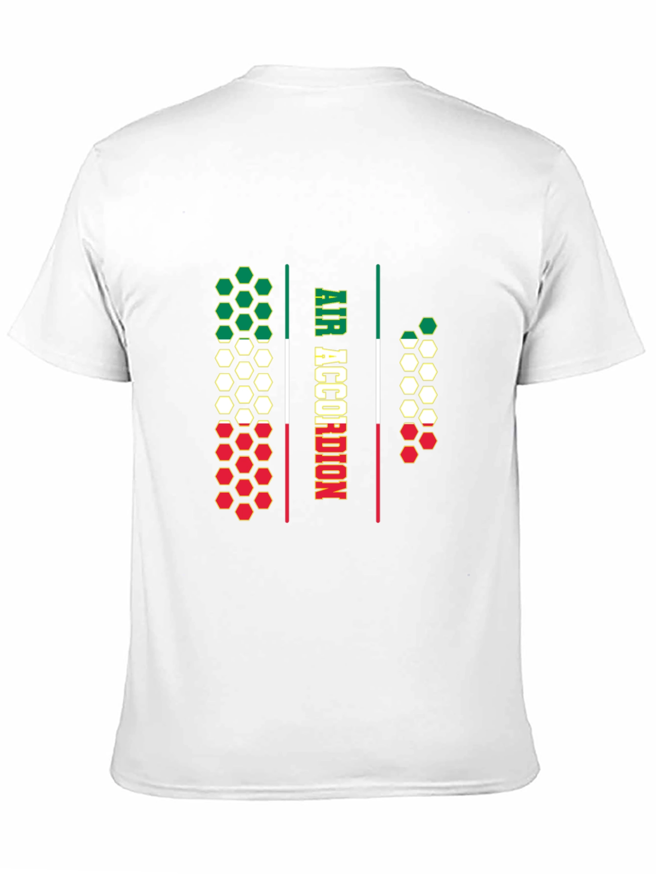 Black Air Accordion Italian Flag T-Shirt view 11