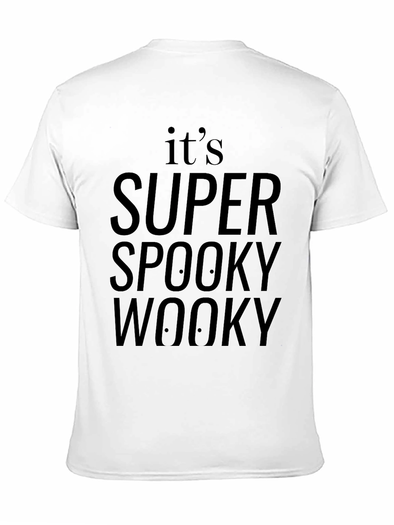 Black Super Spooky Wooky Graphic Tee view 11