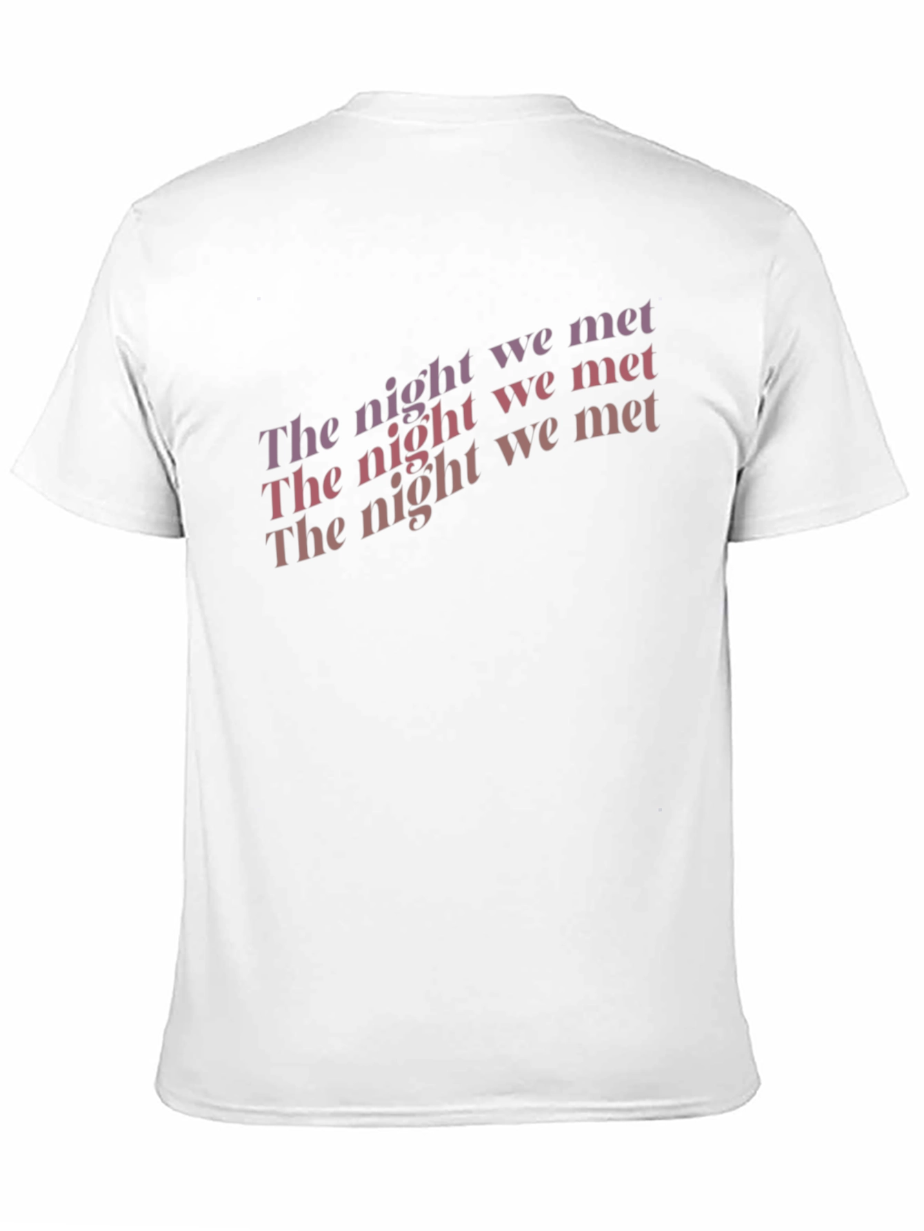 Black The Night We Met Graphic Tee - Soft Cotton Blend view 11