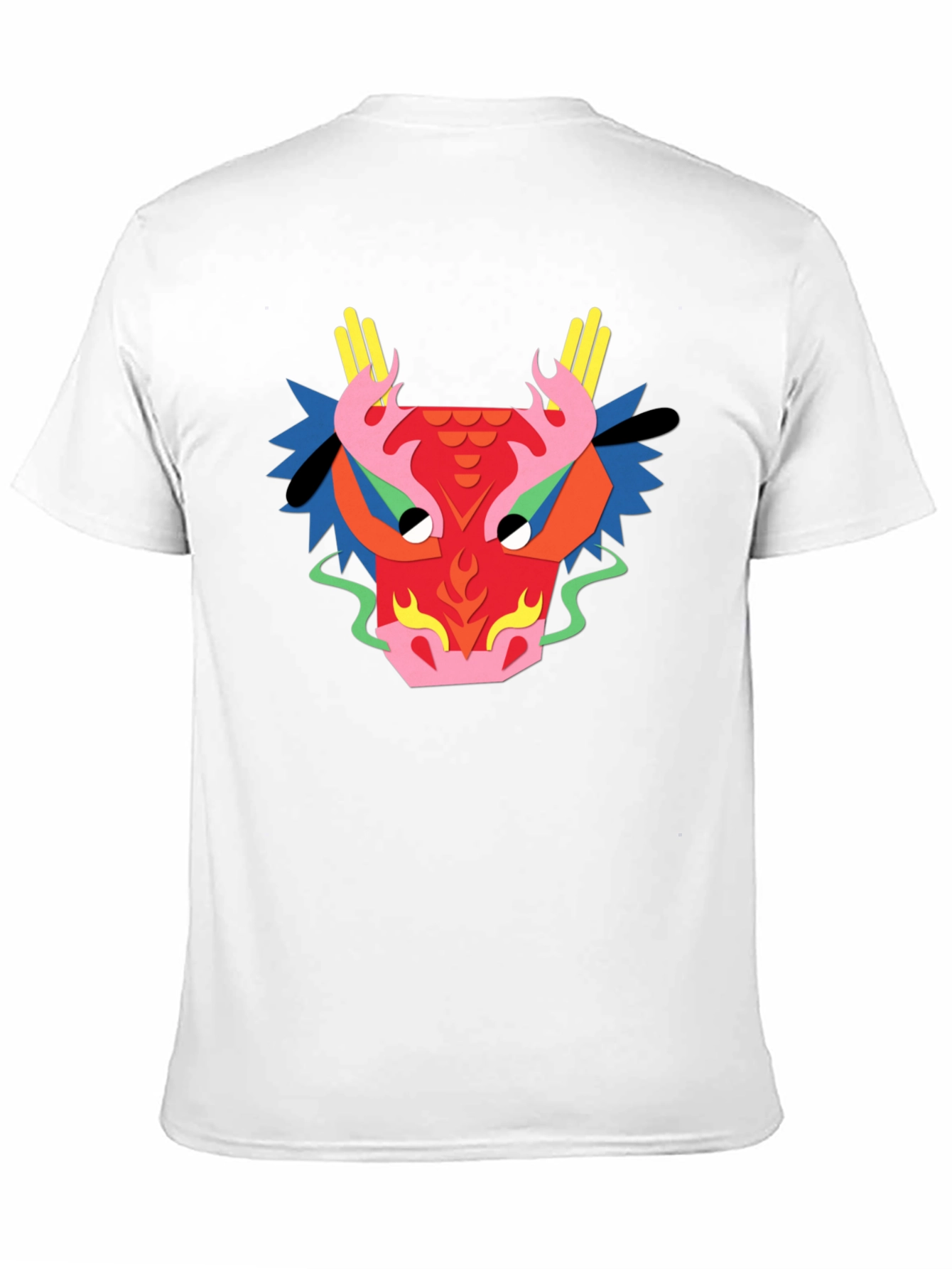 Black Dragon Graphic Tee - Unique Design Black T-Shirt view 11