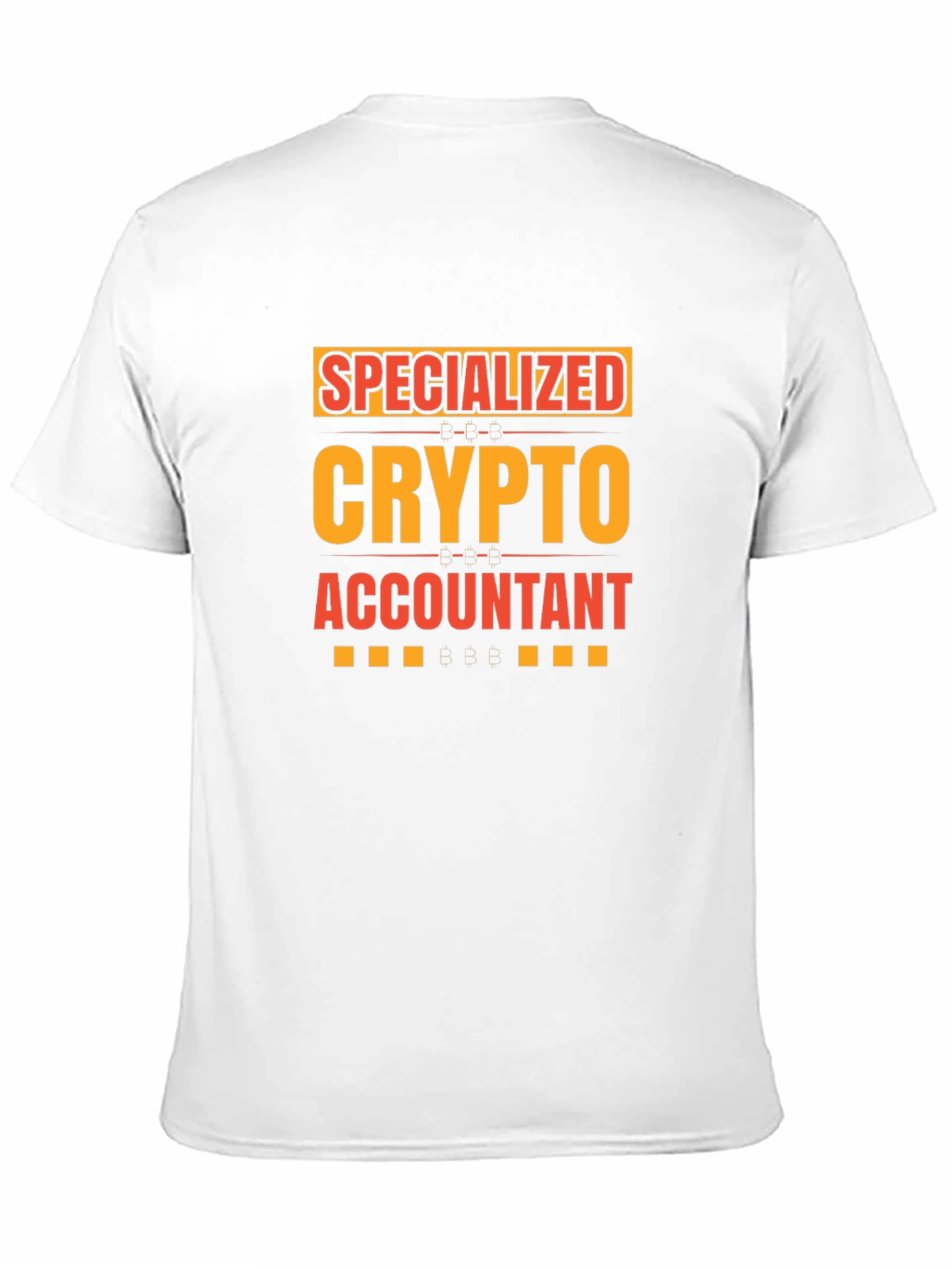 Black Specialized Crypto Accountant Black T-Shirt view 11