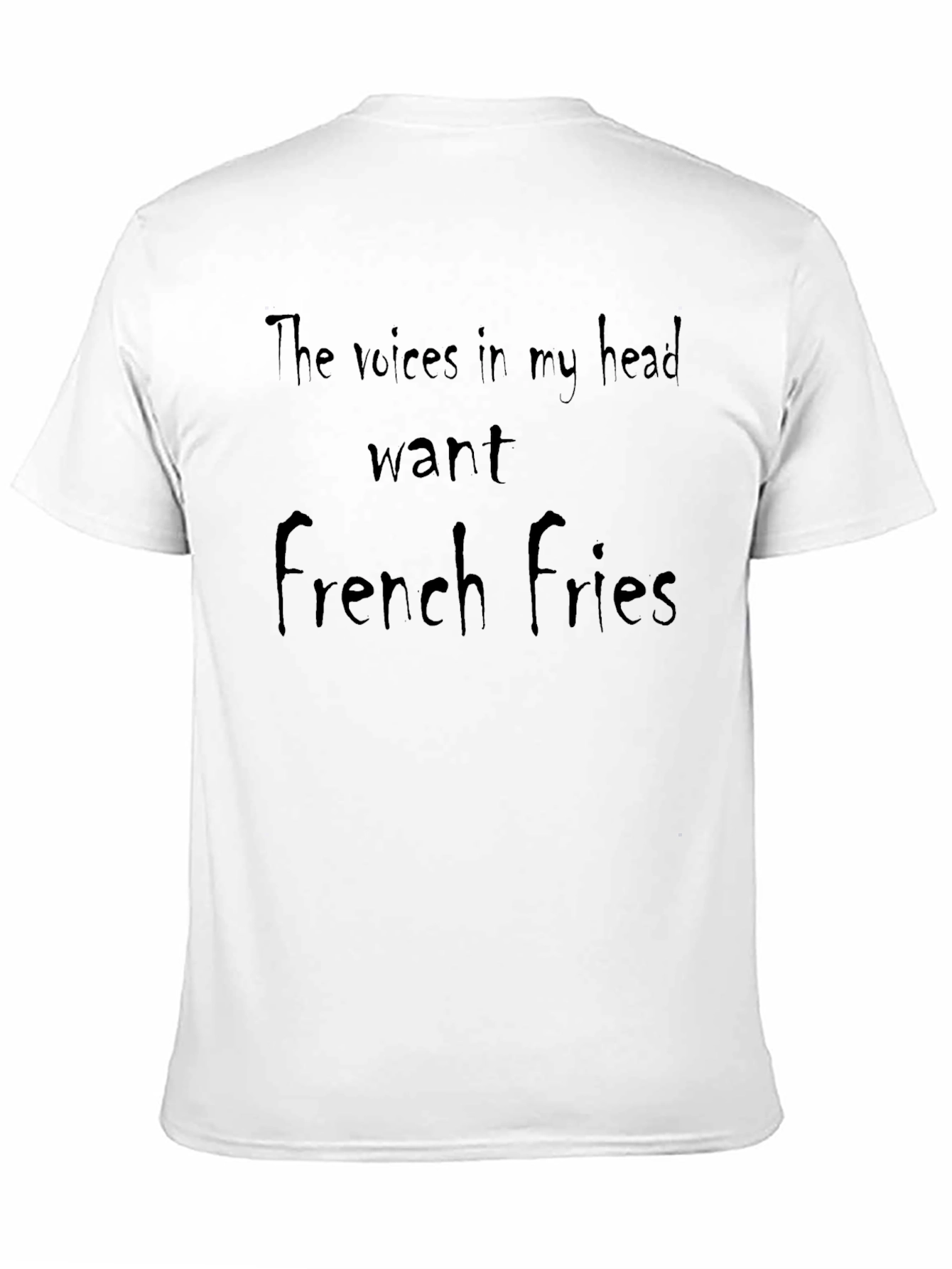 Black French Fries Mind Funny Graphic Tee view 11