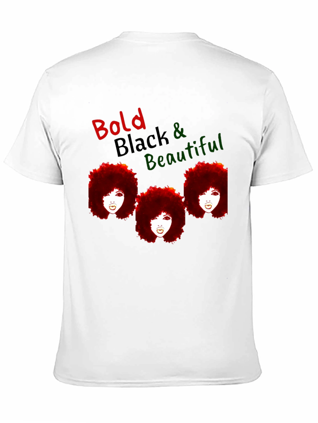 Black Bold Black & Beautiful Graphic T-Shirt view 11