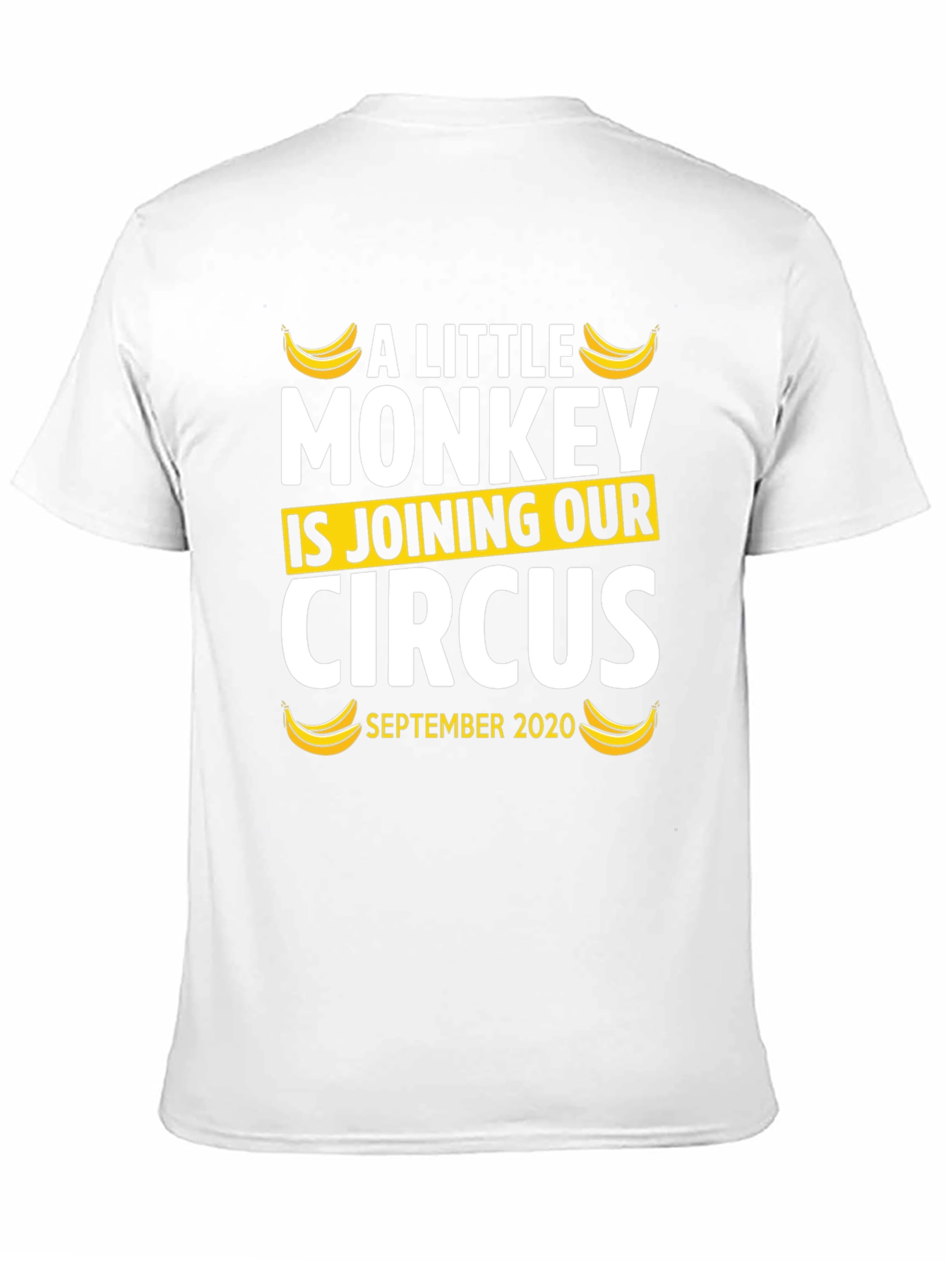 Black A Little Monkey Joining Our Circus T-Shirt - September 2020 view 11