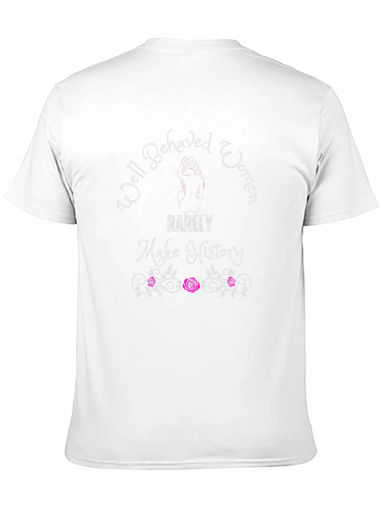 Black Well Behaved Women History T-Shirt view 11
