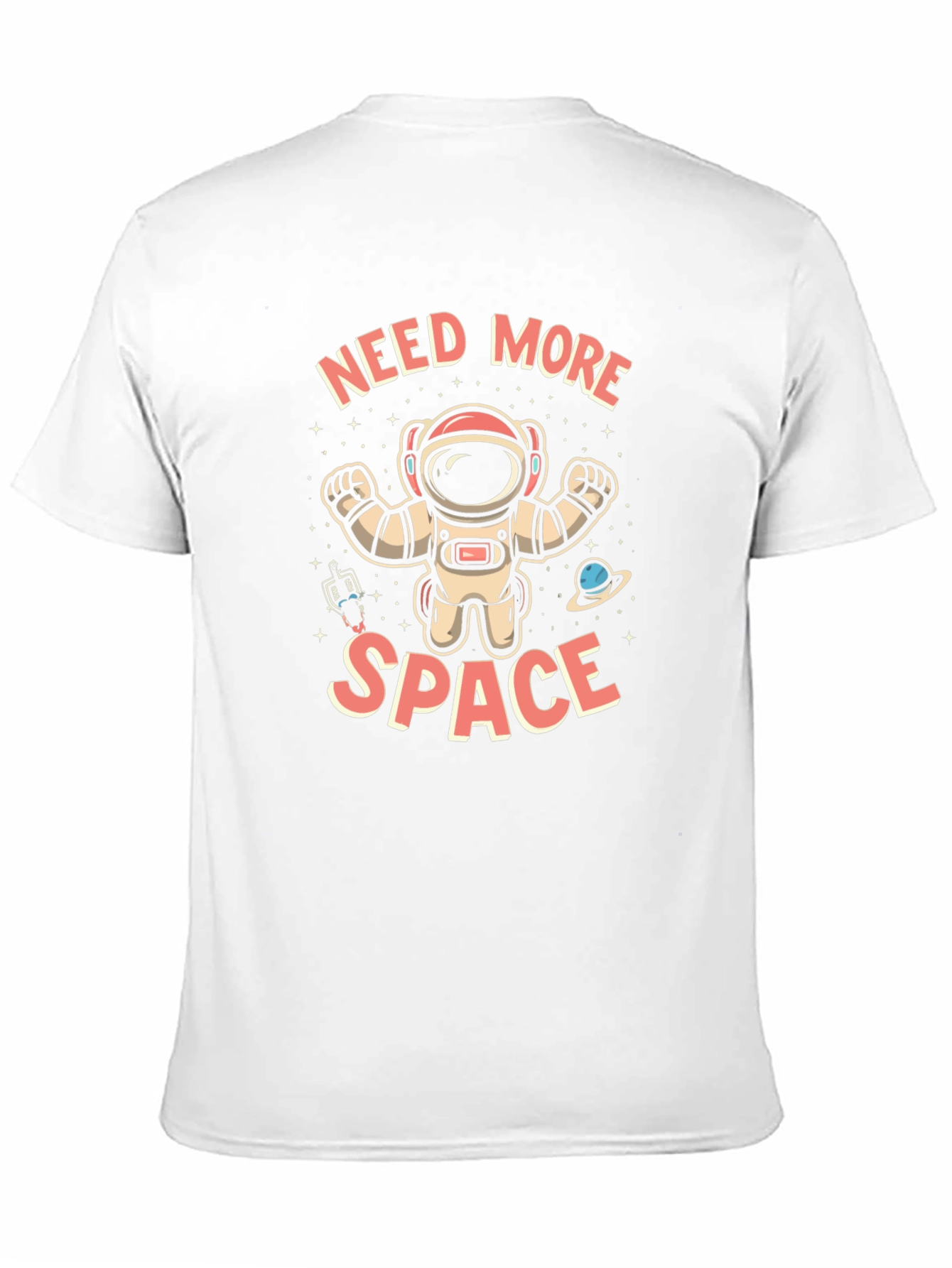 Black Need More Space T-Shirt view 11