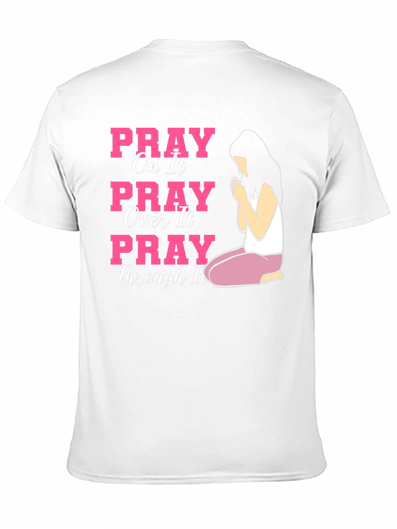 Black Pray On It Graphic Tee view 11