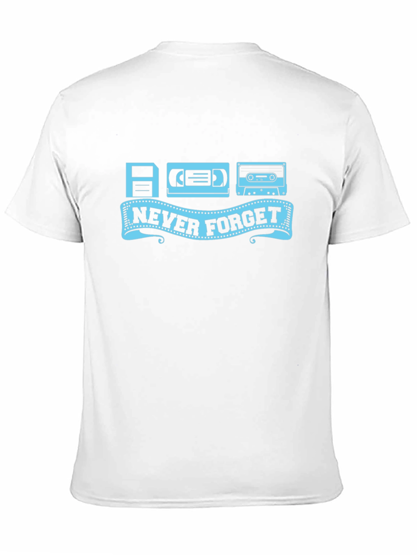 Black Never Forget Retro Tech T-Shirt view 11