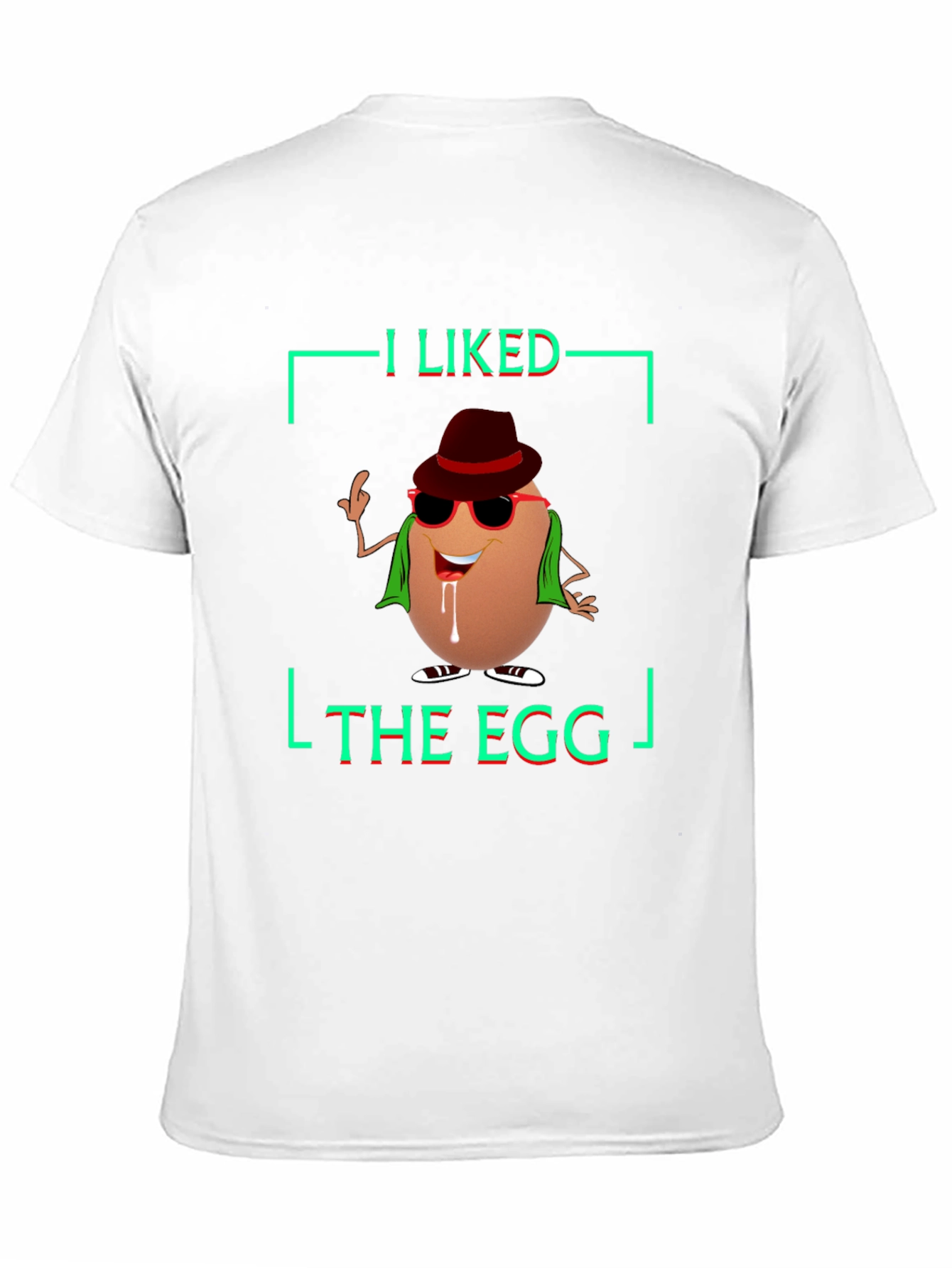 Black I Liked The Egg T-Shirt - Novelty Graphic Tee view 11
