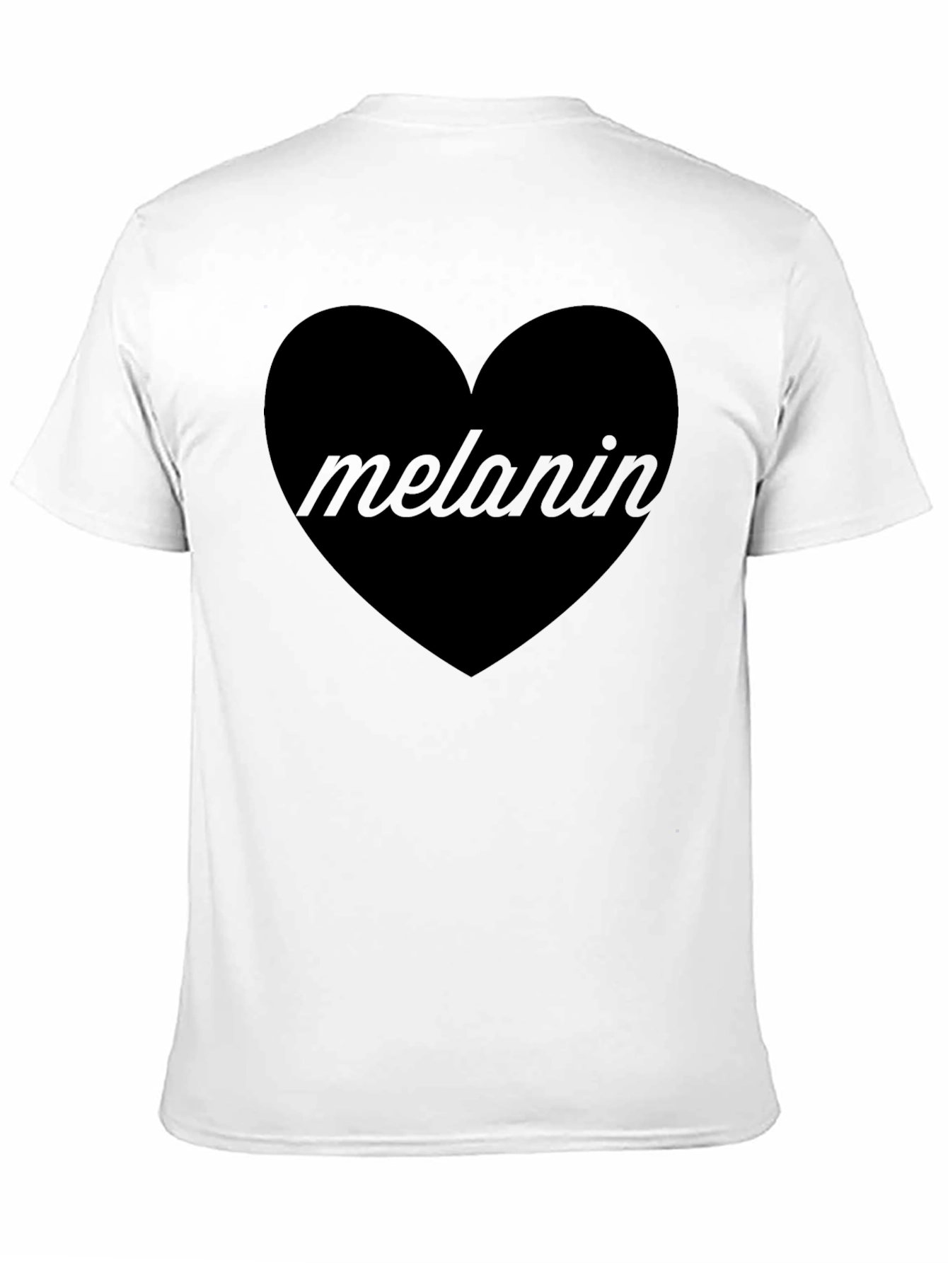Melanin Heart Graphic T-Shirt - Unisex Cotton Tee - 11