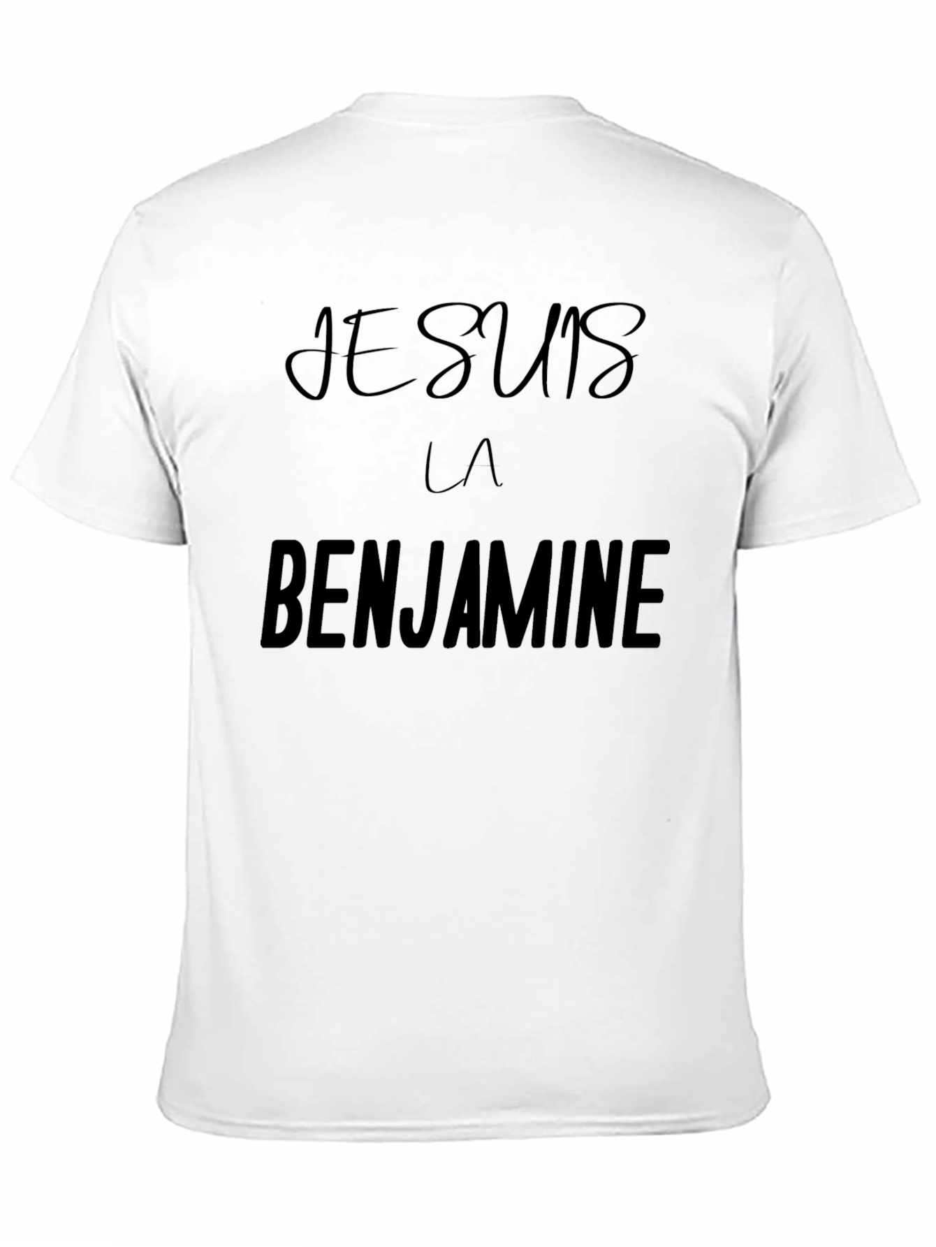 Black Je Suis La Benjamine Unisex T-Shirt view 11