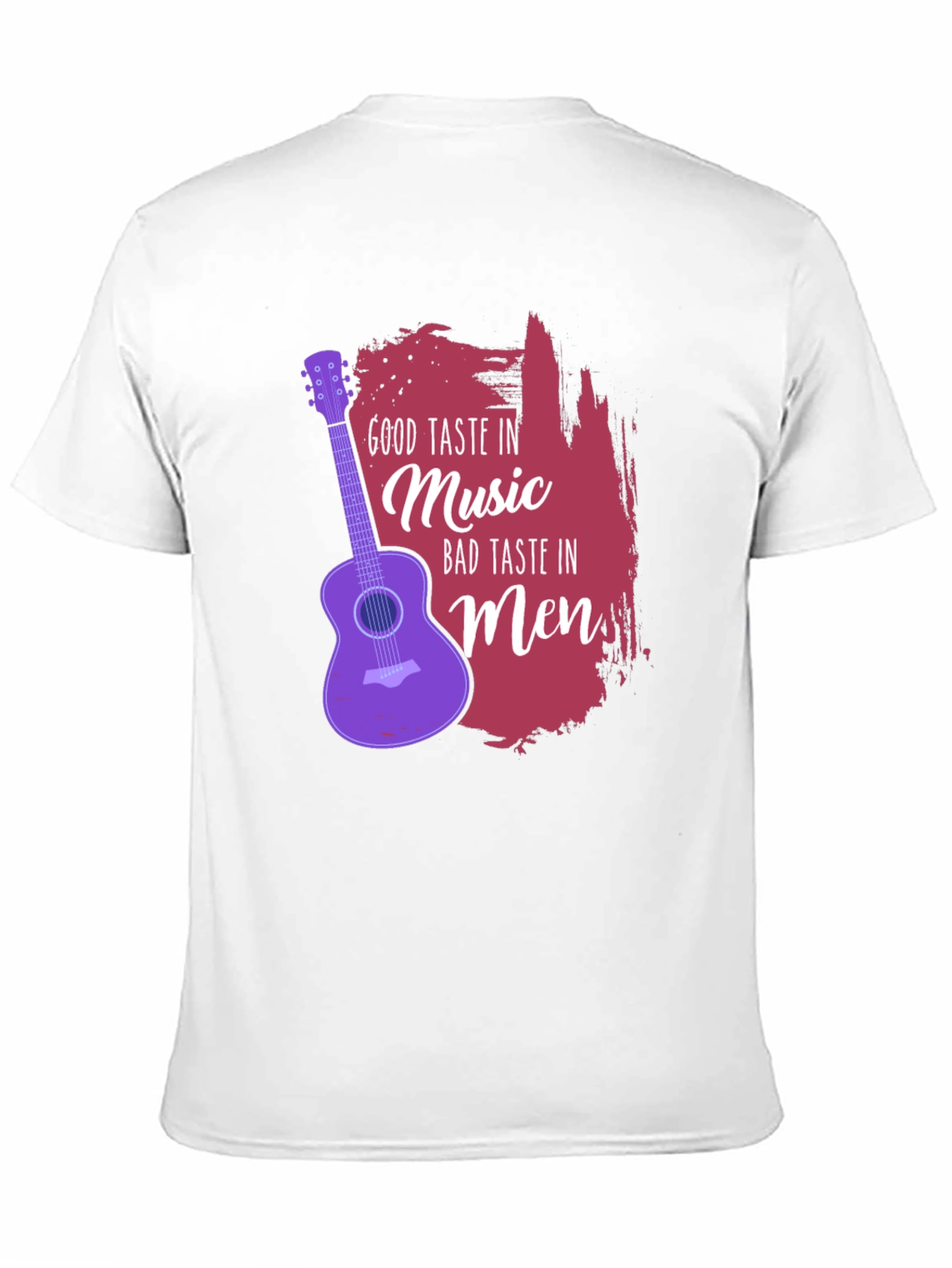 Black Good Taste Music Bad Taste Men Graphic Tee view 11