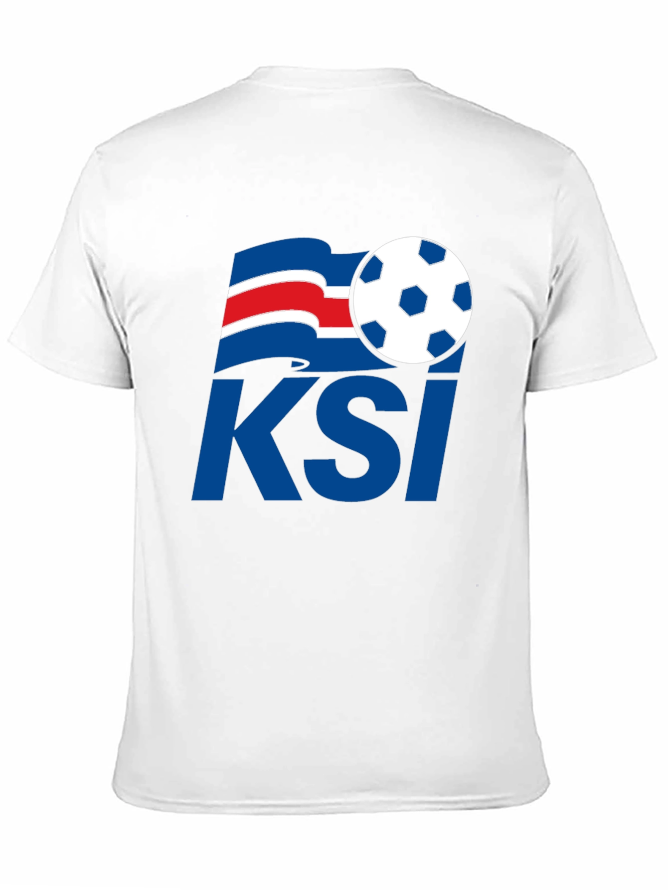 Black Iceland Soccer KSI T-Shirt - Black, Graphic Print view 11