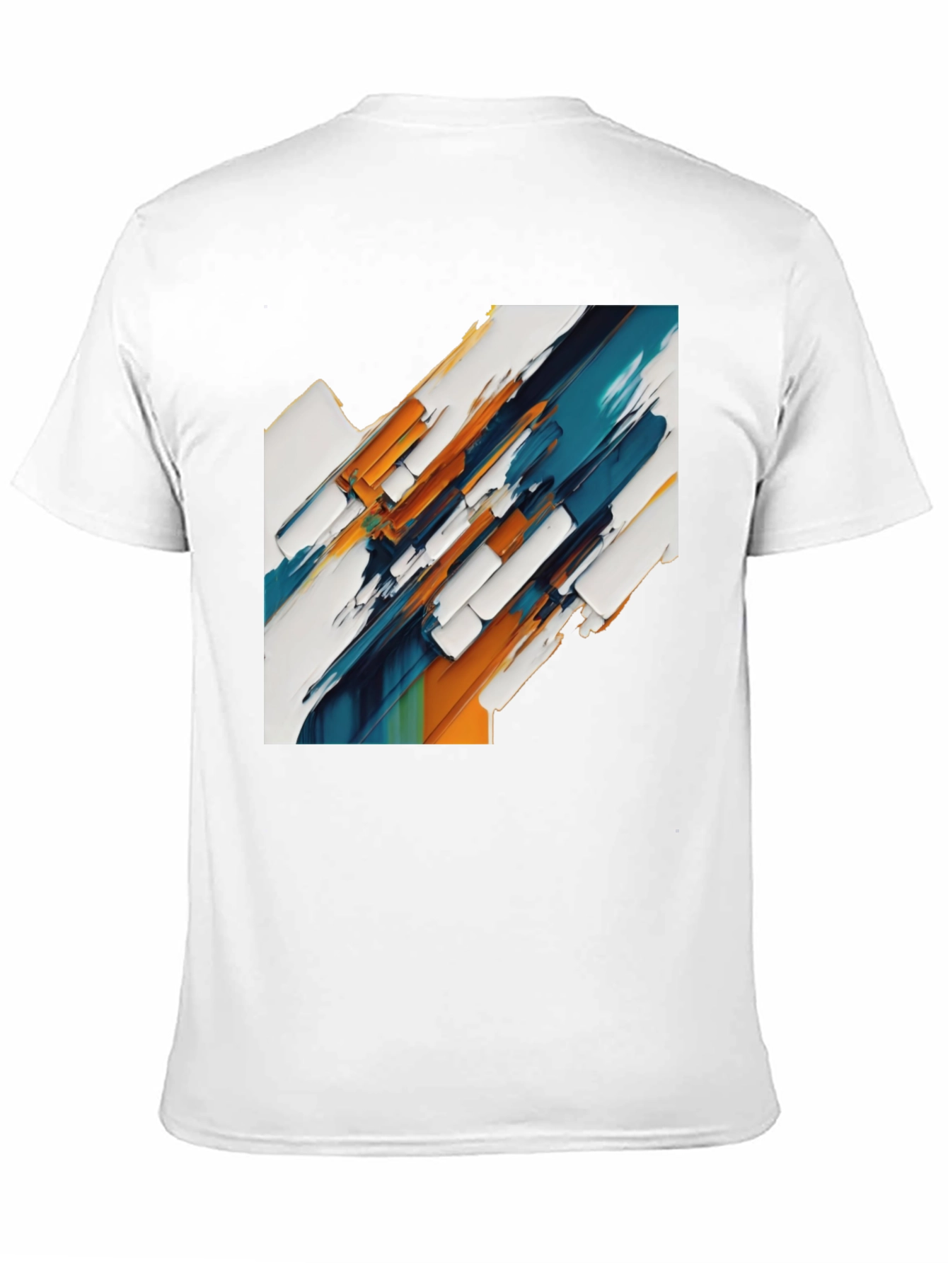 Black Abstract Art Graphic Tee - Modern Style view 11