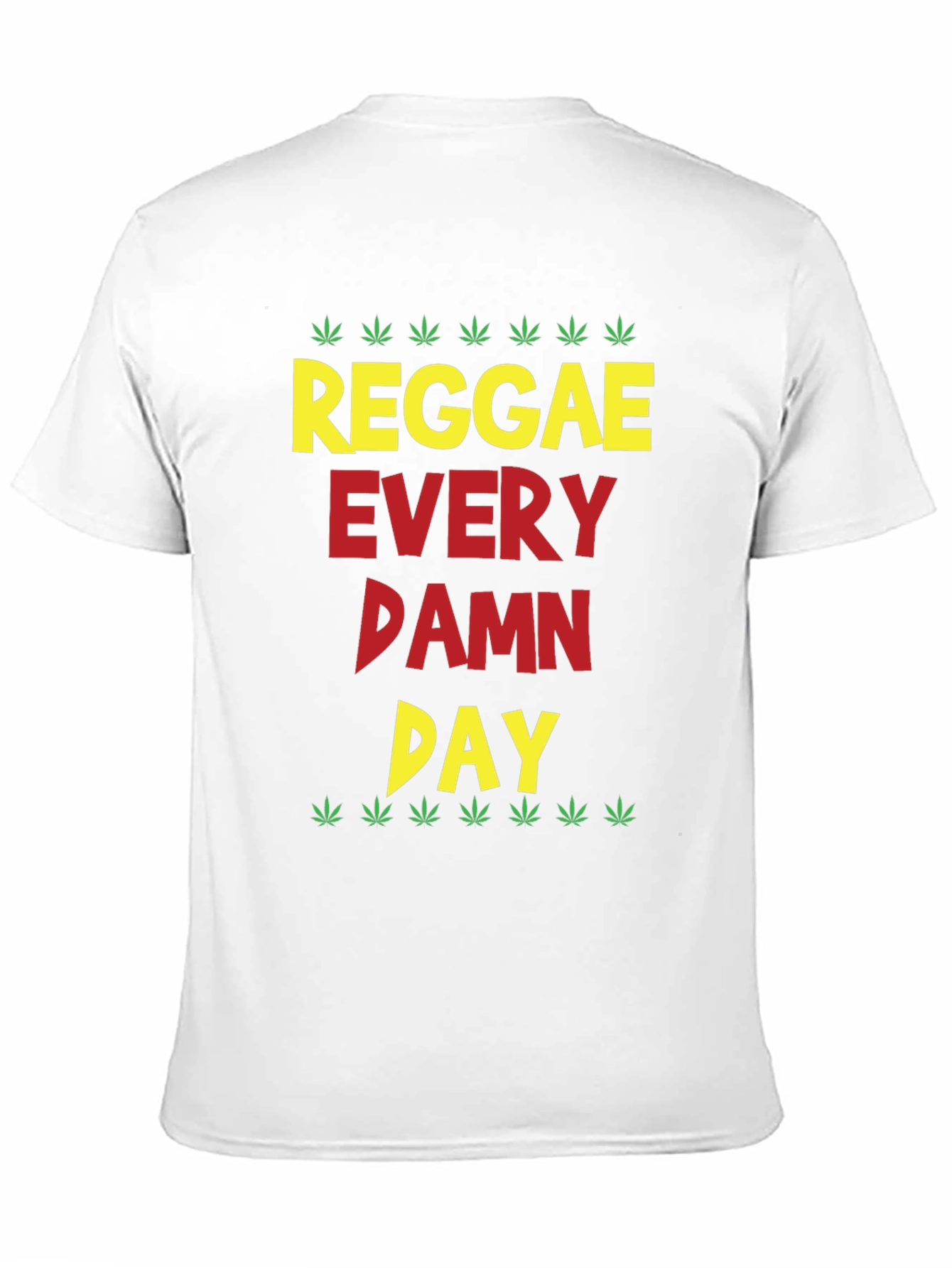 Black Reggae Every Damn Day Graphic Tee view 11