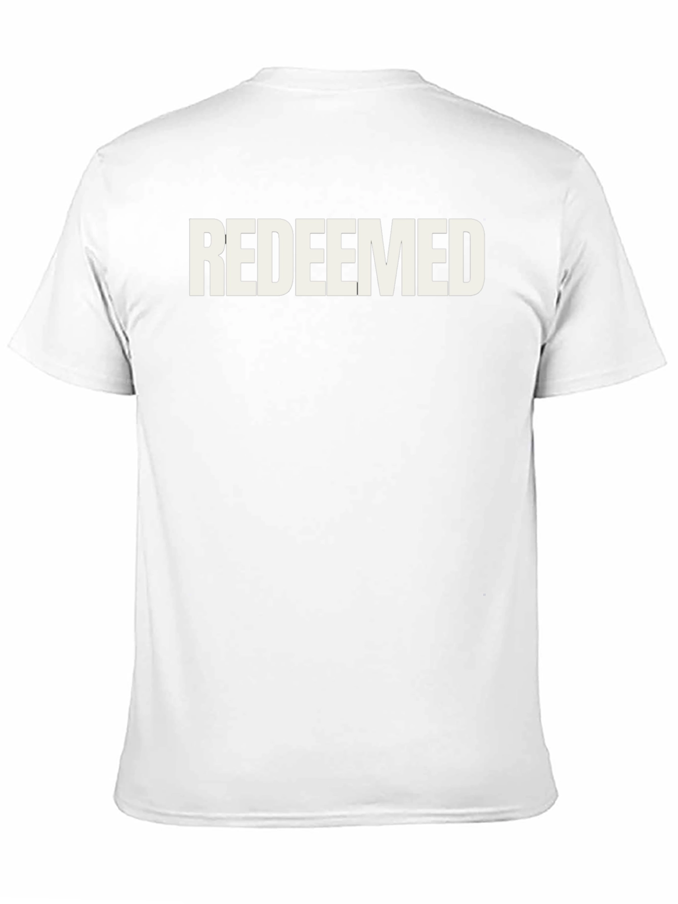 Black Redeemed Graphic Print Crew Neck T-Shirt view 11