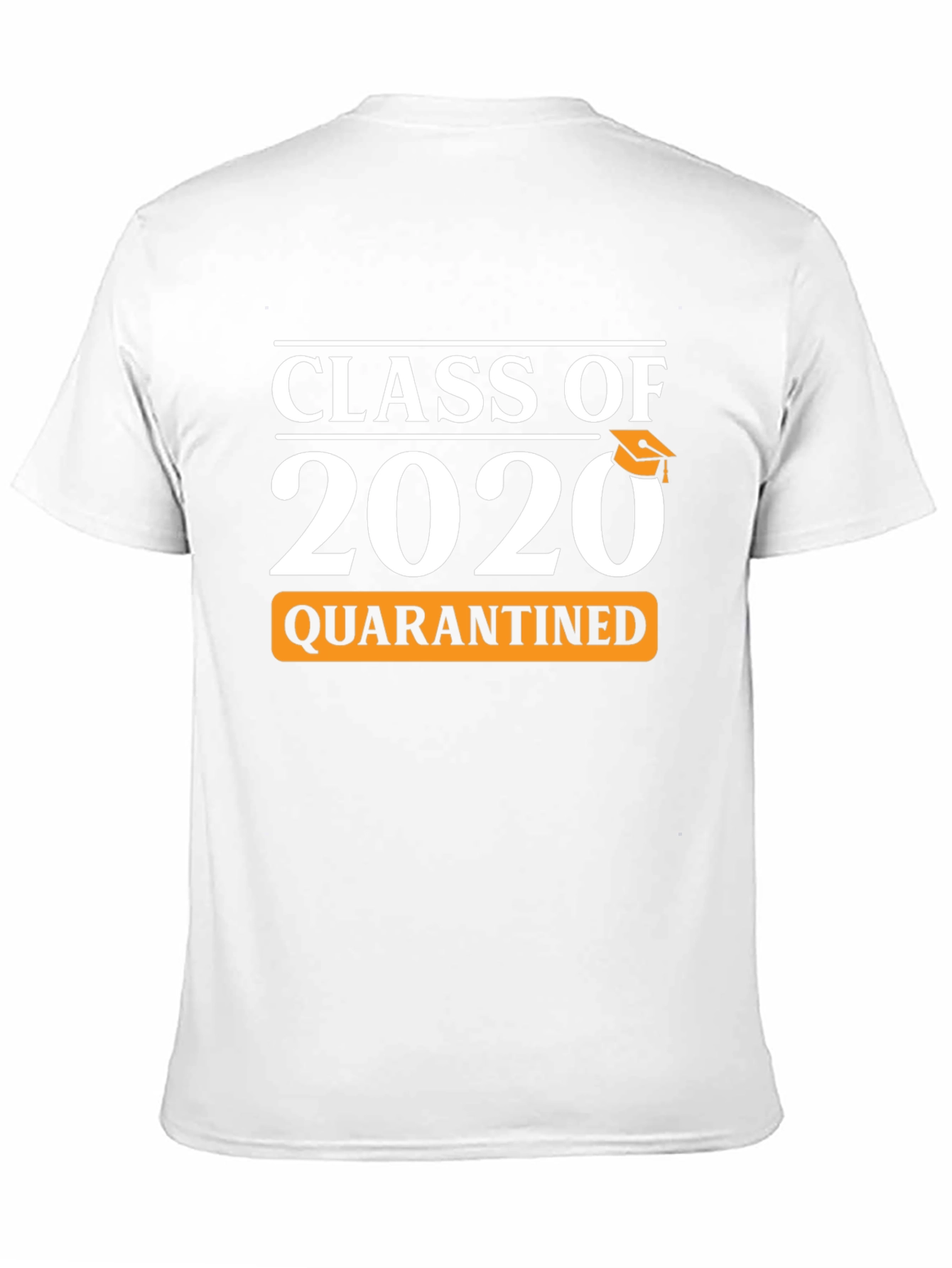 Black Class of 2020 Quarantined T-Shirt view 11