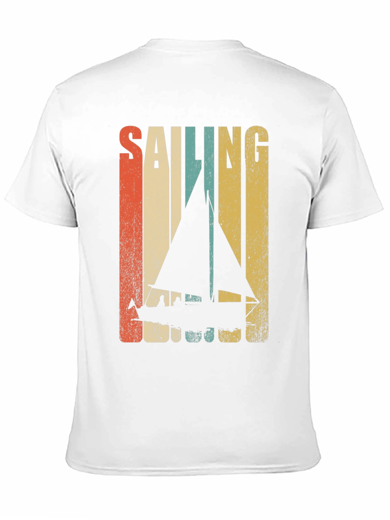 Black Sailing Retro T-Shirt view 11