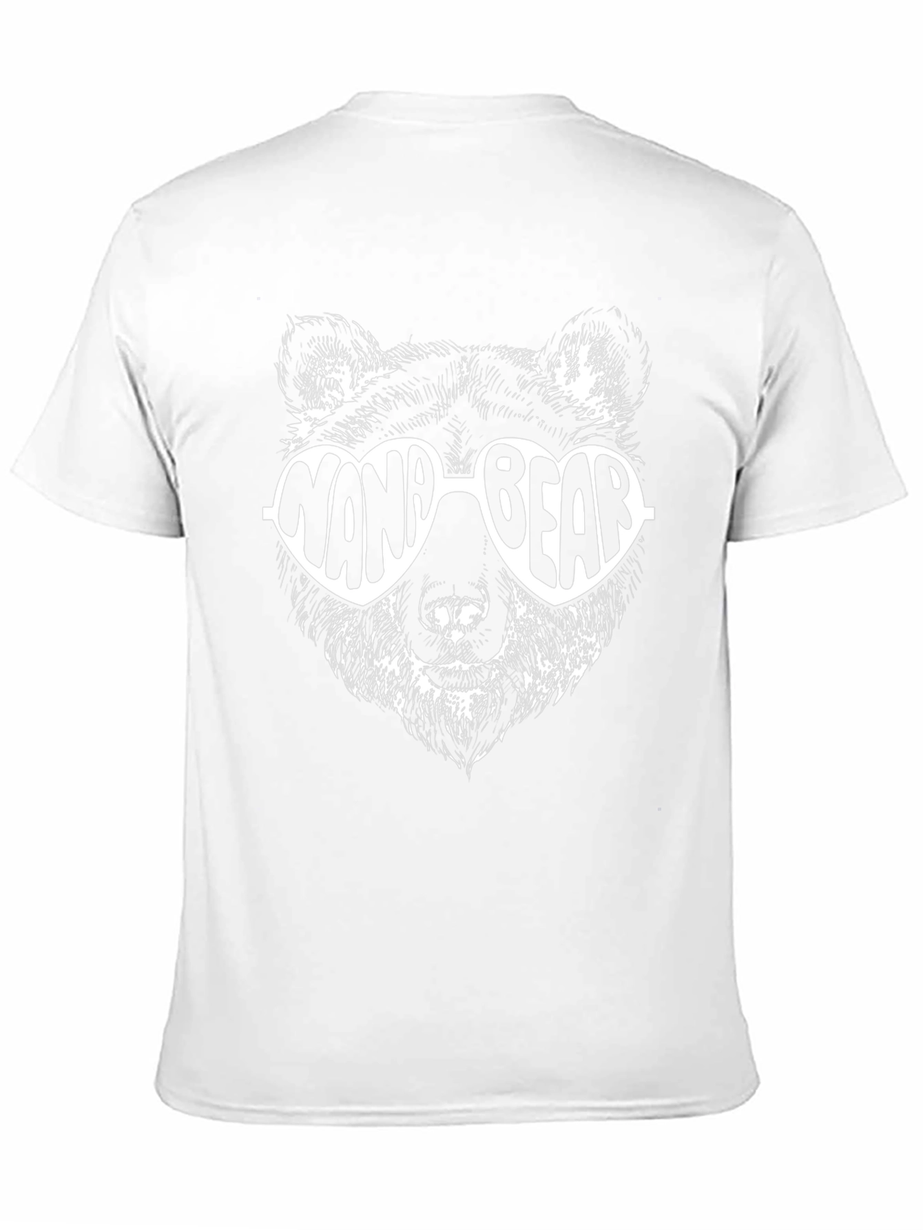 Black Nana Bear T-Shirt - Cool Bear Sunglasses Tee view 11