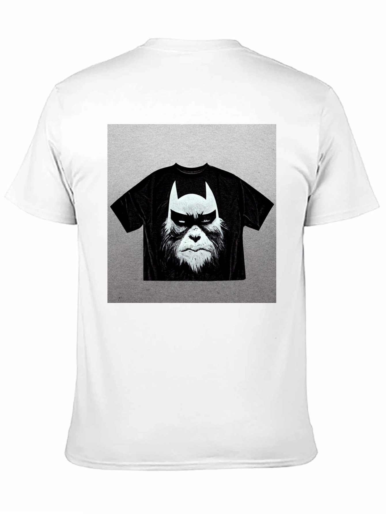 Black Batman Bigfoot Graphic Tee - Black Cotton Blend view 11