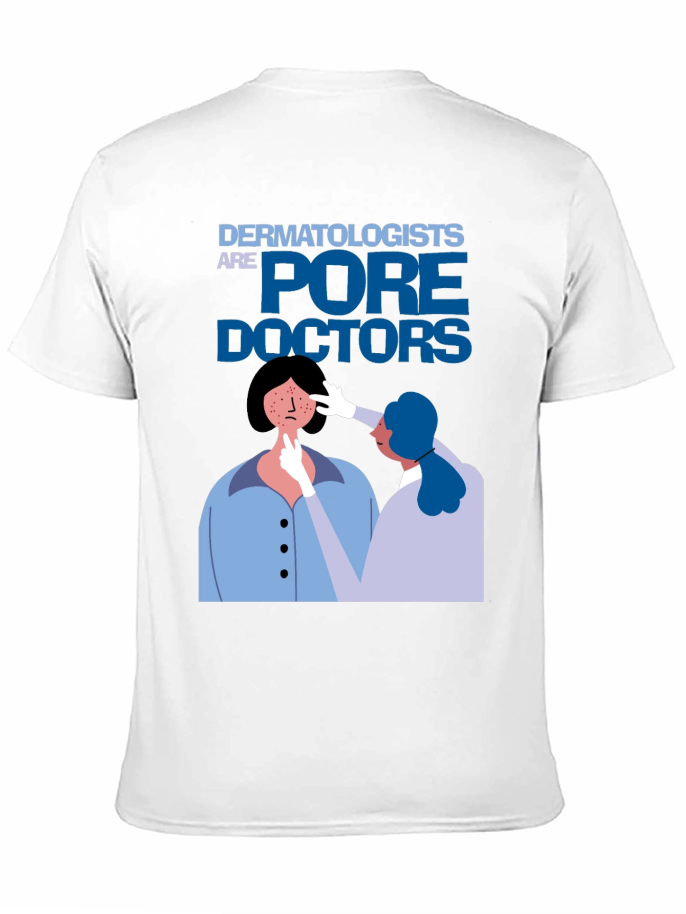 Black Dermatologists 'Pore Doctors' Black T-Shirt view 11
