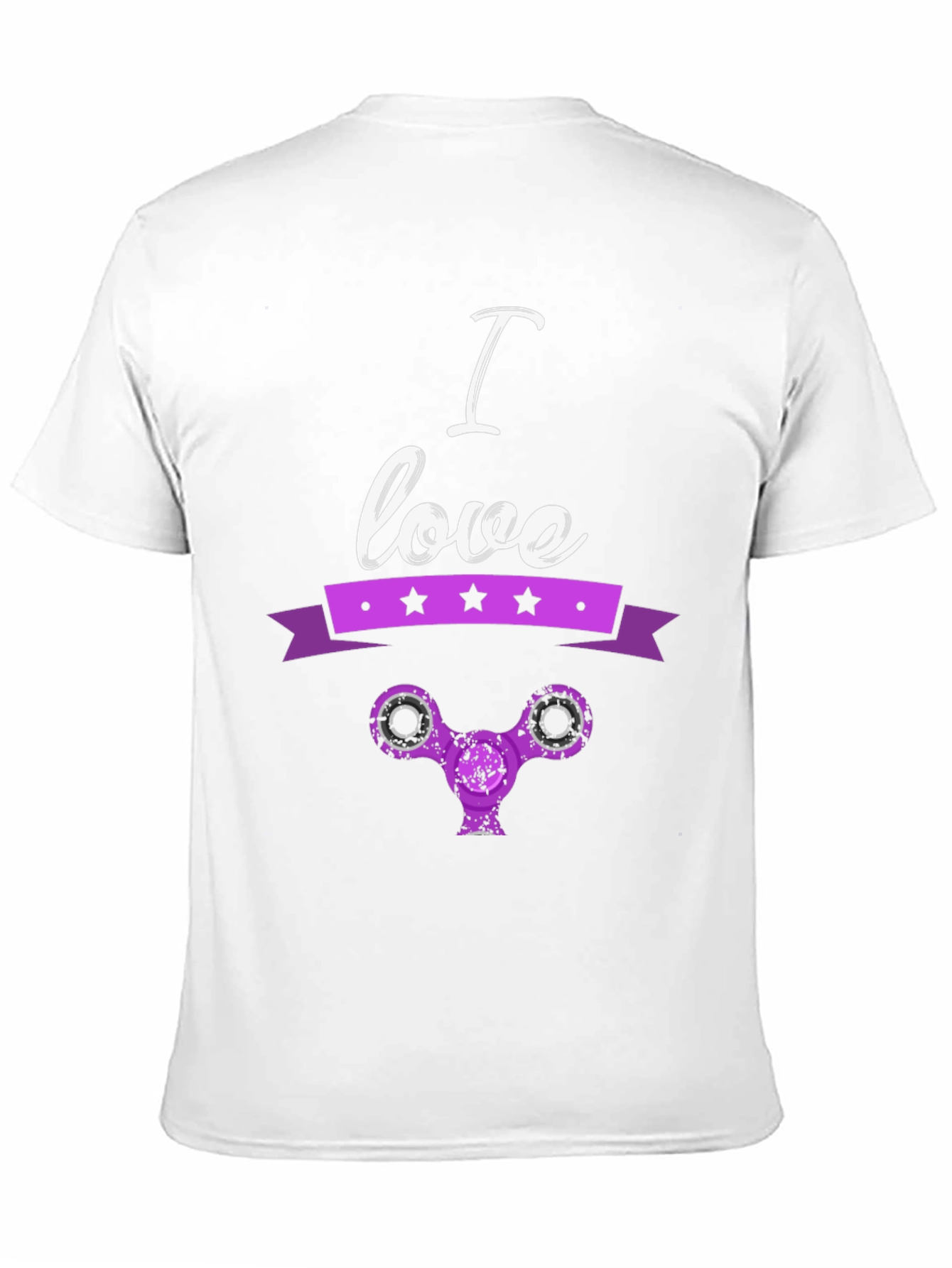 I Love Fidget Spinners Black T-Shirt - 11