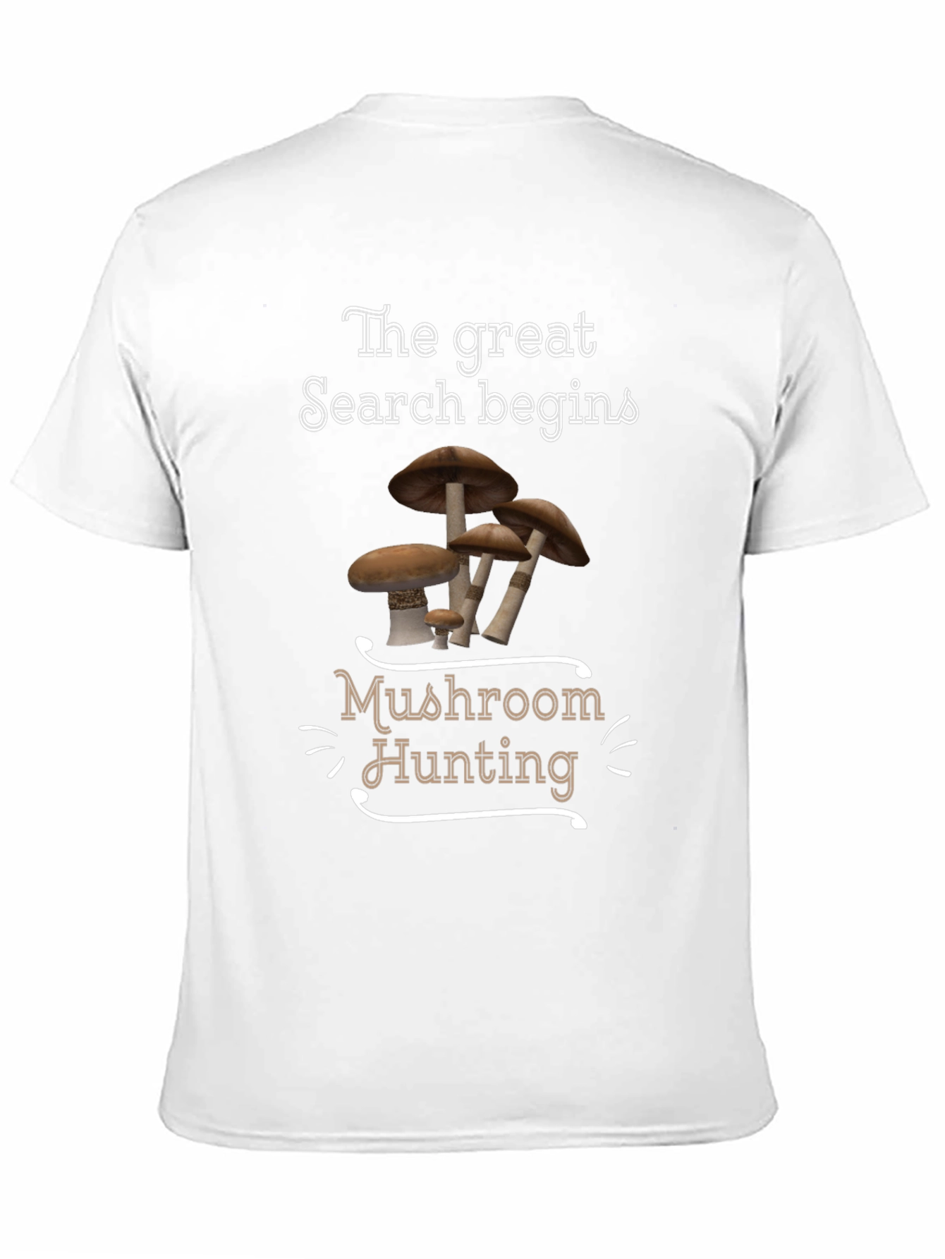 Black Mushroom Hunting Graphic Tee view 11
