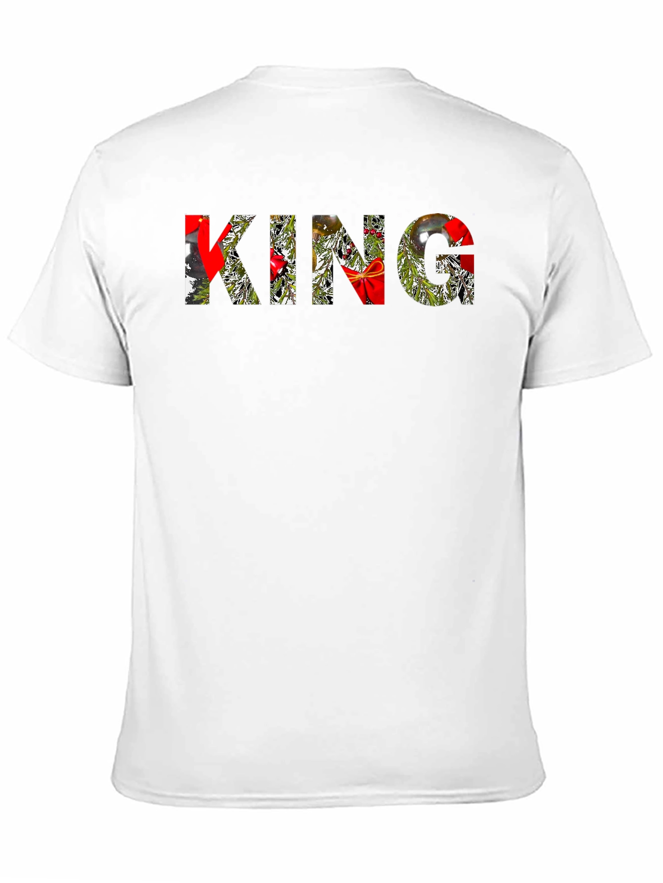 Black Christmas King T-Shirt - Holiday Festive Design view 11