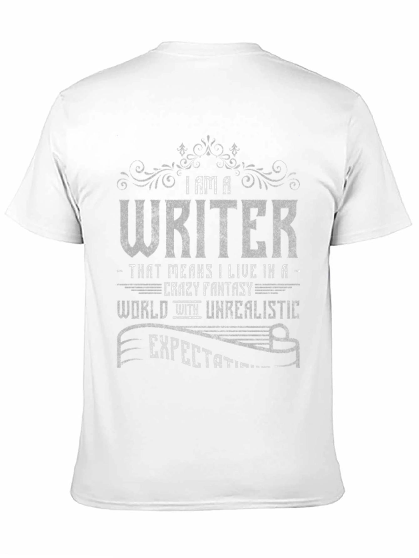 Black I Am a Writer T-Shirt Novelty Tee view 11