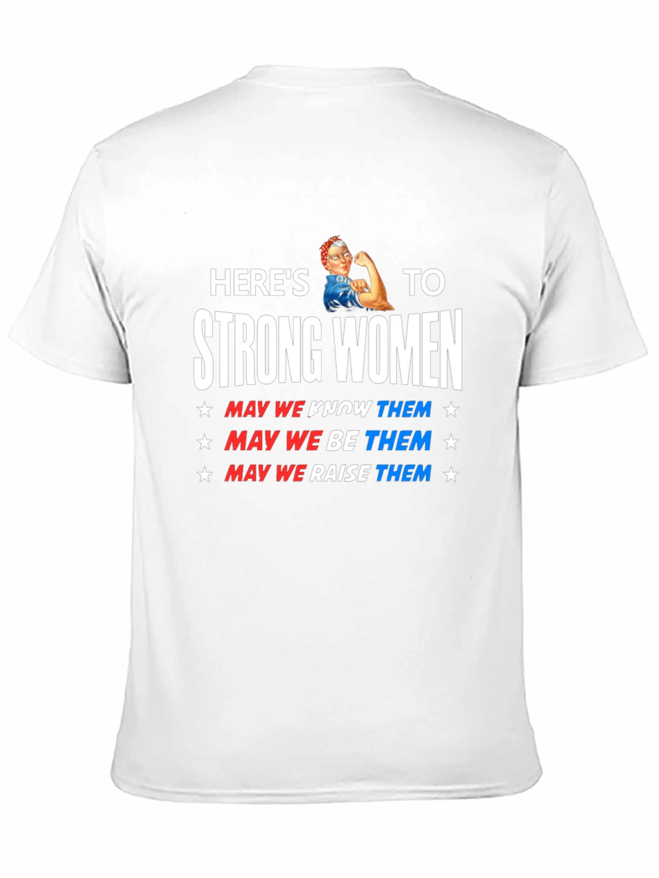 Black Here's To Strong Women Graphic T-Shirt view 11