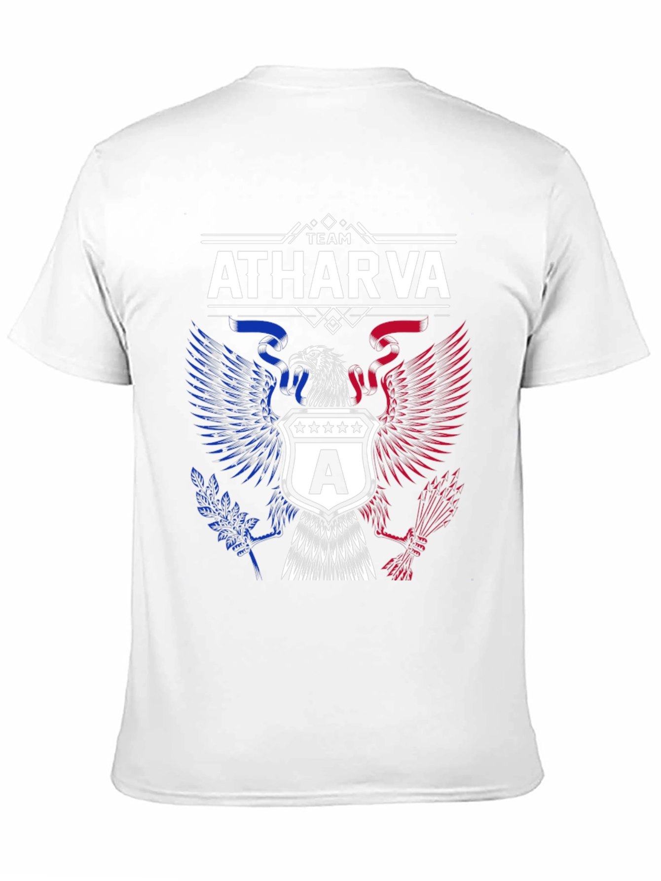 Black Team Atharva Eagle Patriotic T-Shirt view 11