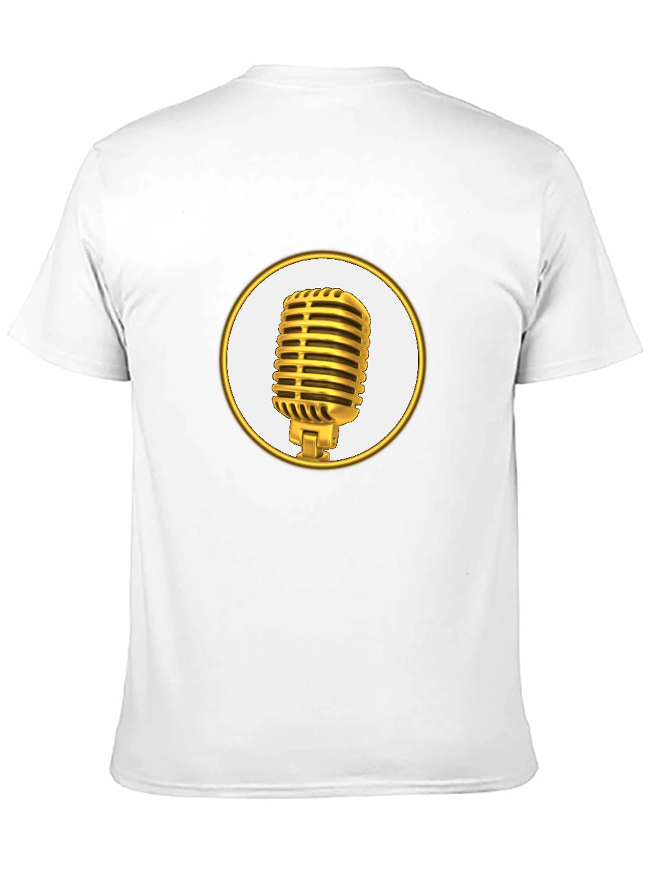 Black Retro Microphone Graphic Tee - Stylish & Comfortable view 11
