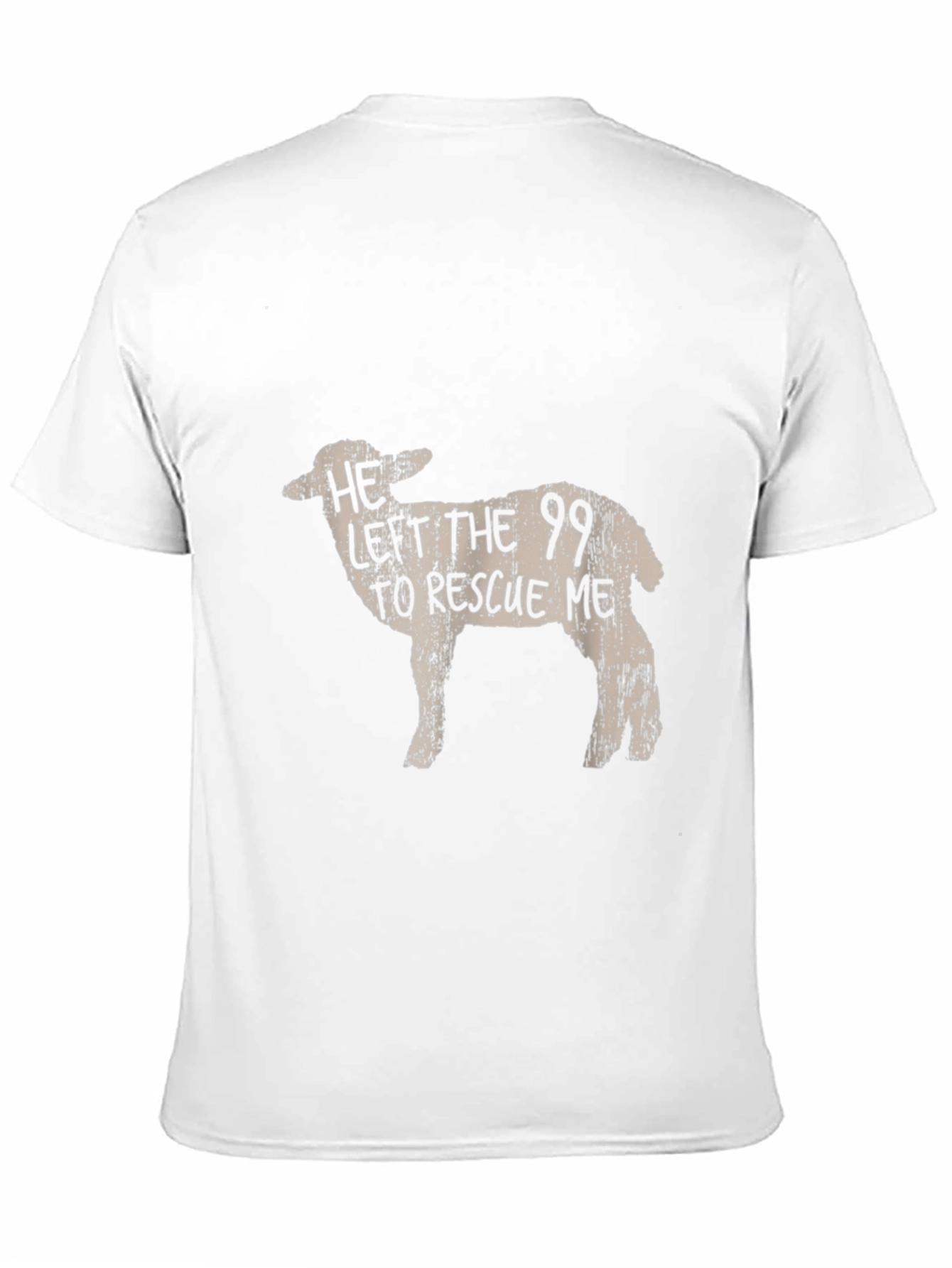 Black He Left the 99 Sheep Graphic Tee view 11