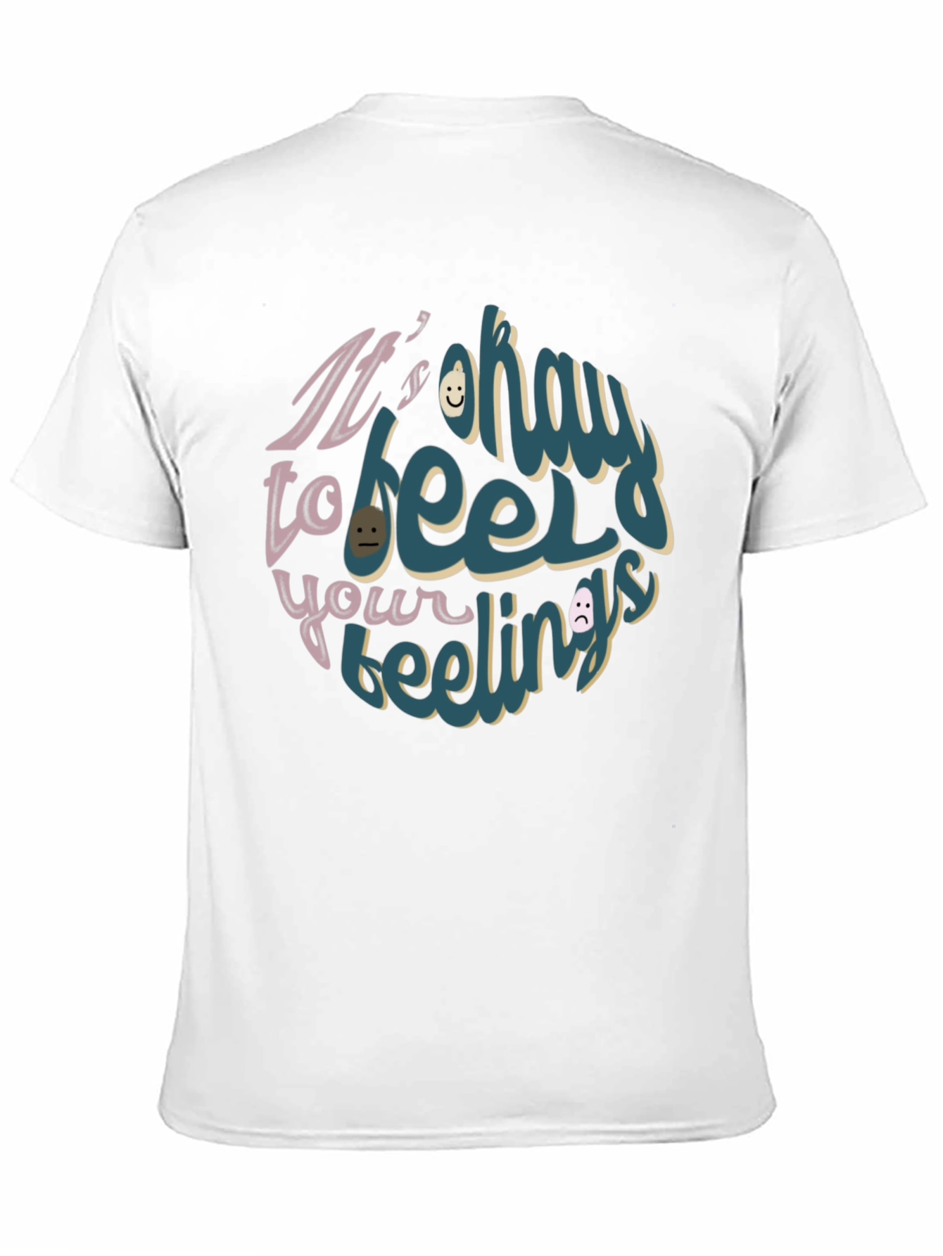 Black It's Okay to Feel Your Feelings Graphic Tee view 11