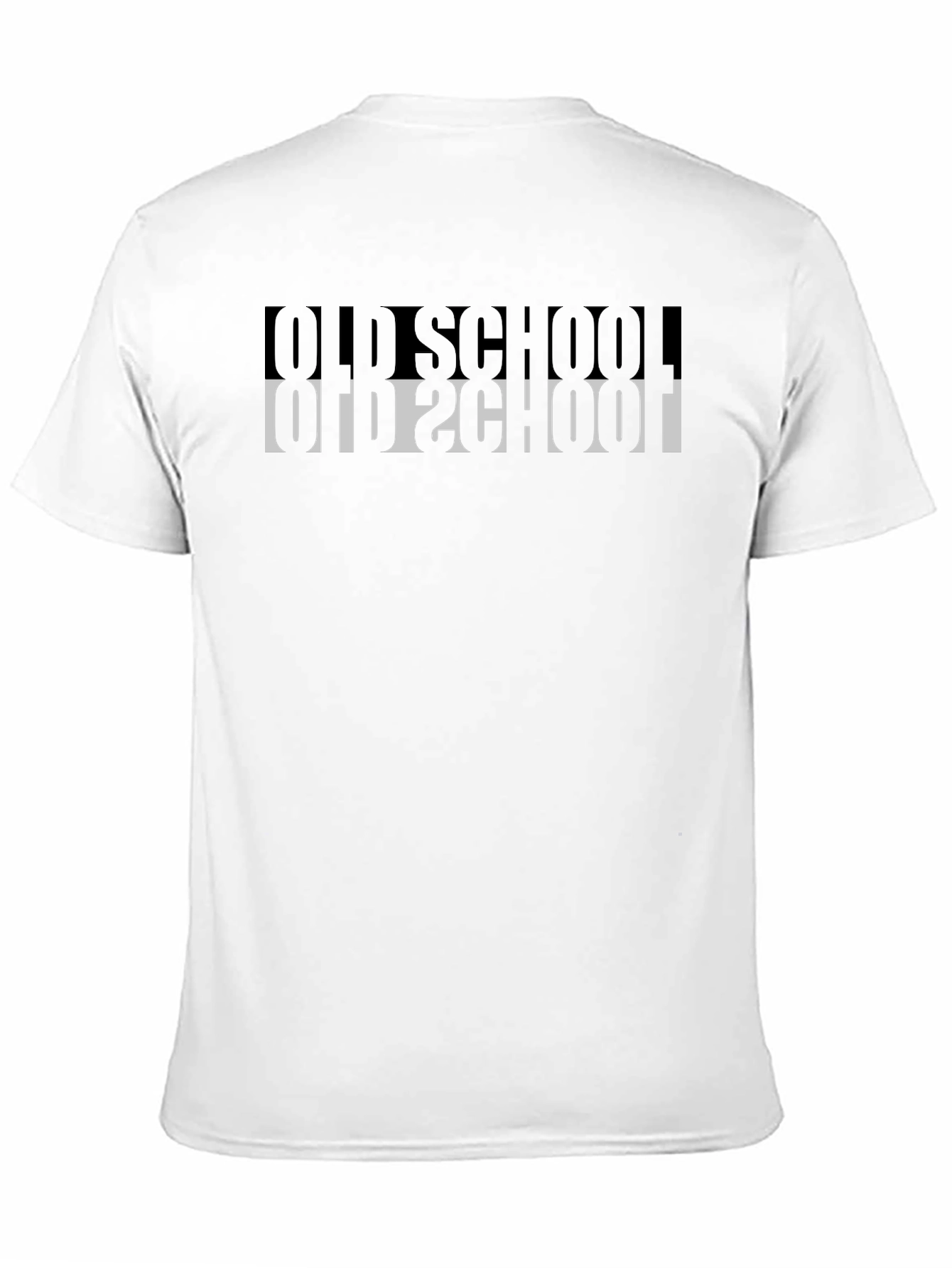 Black Old School T-Shirt - Retro Design view 11