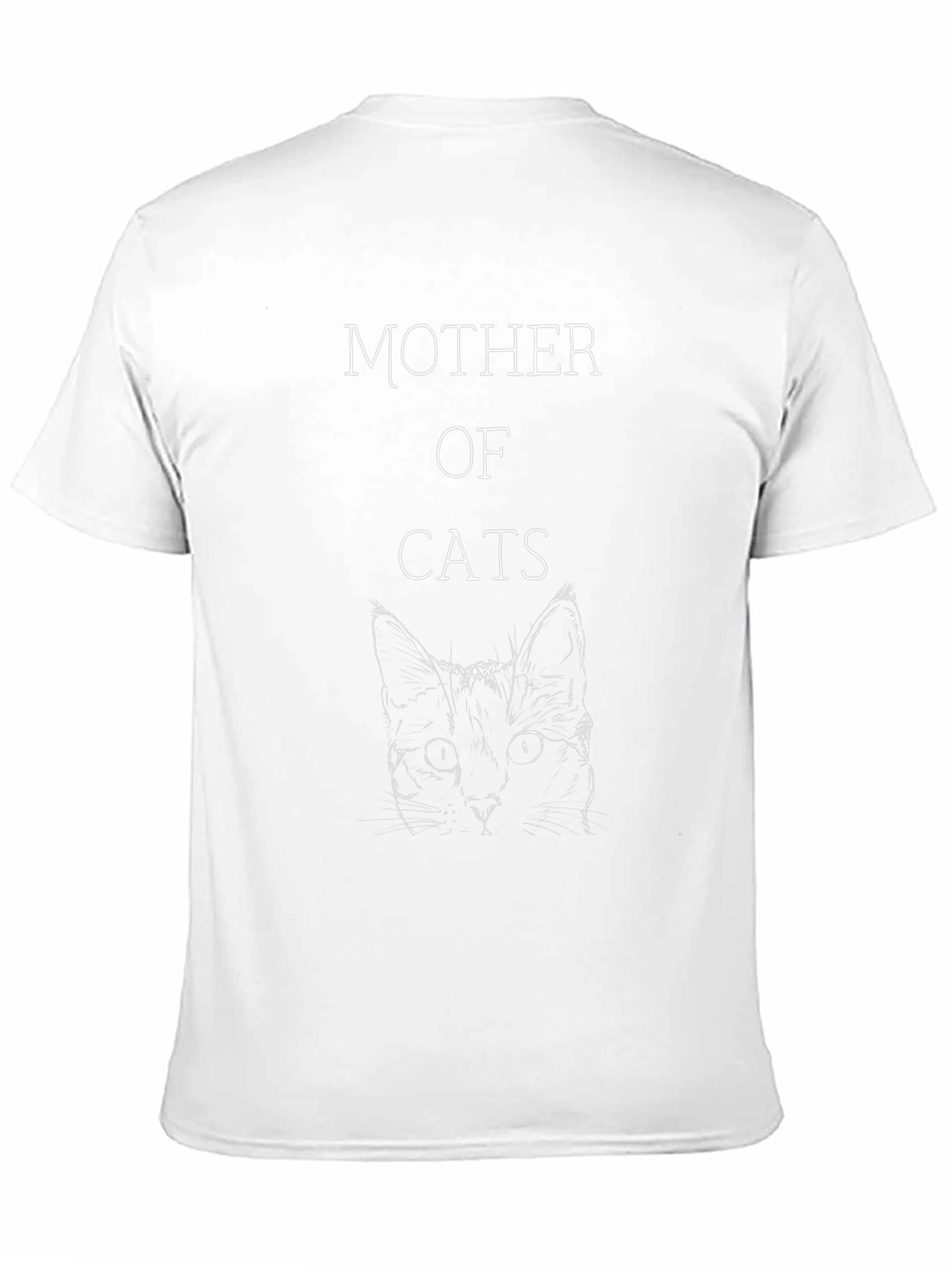 Black Mother of Cats Black T-Shirt view 11