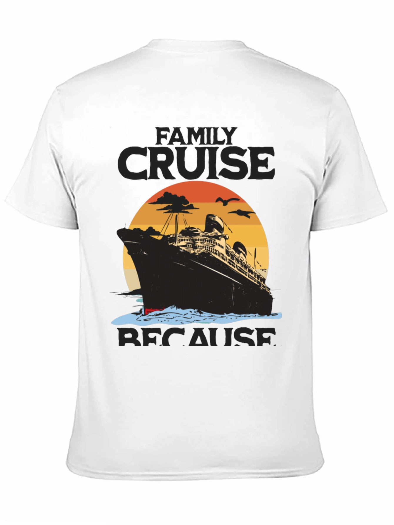 Black Family Cruise T-Shirt, Vacation Trip Tee view 11