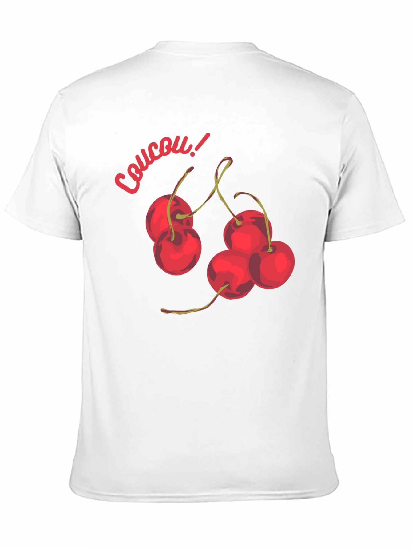 Black Coucou Cherries Black Graphic T-Shirt view 11
