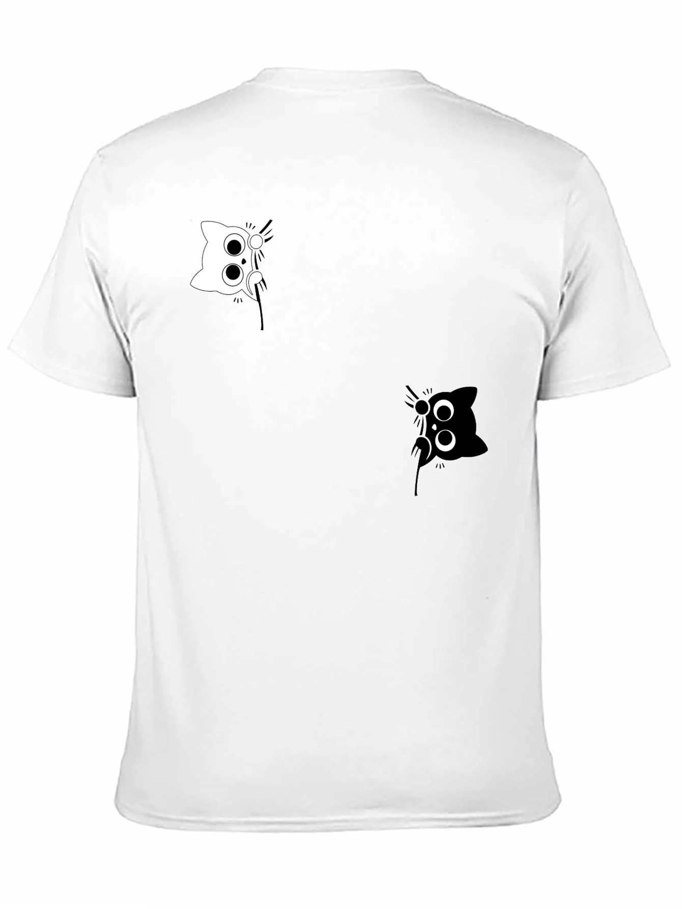 Black Black Cat Peekaboo Graphic Tee view 11
