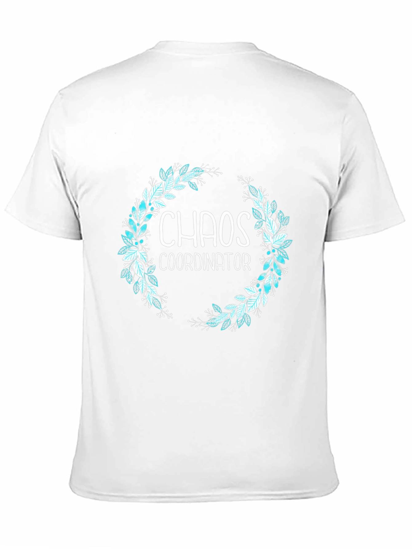 Black Chaos Coordinator T-Shirt - Funny Graphic Tee view 11