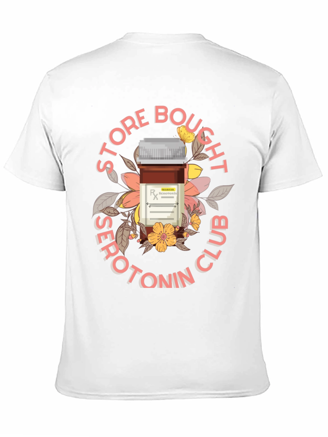 Black Serotonin Club T-Shirt - Black view 11